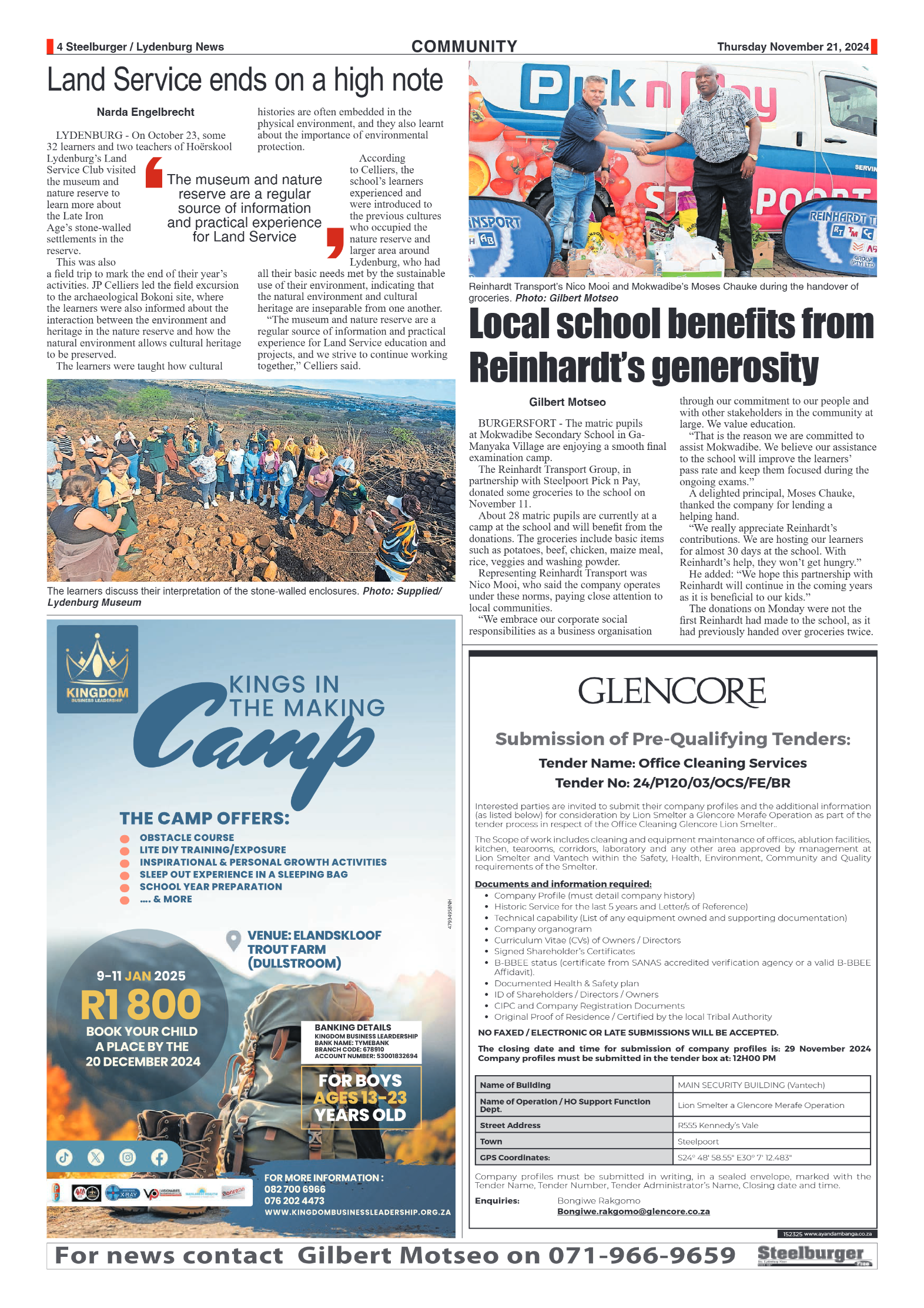 Steelburger News 21 November 2024 page 4