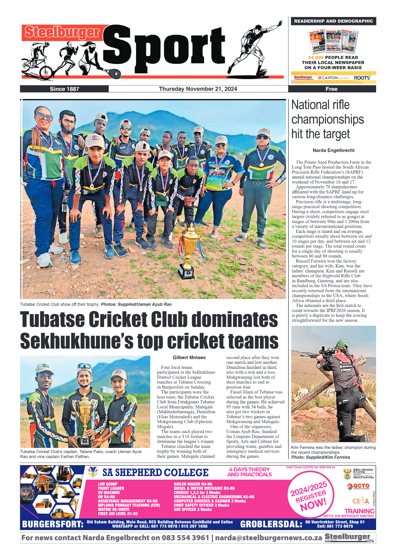 Steelburger News 21 November 2024 page 8