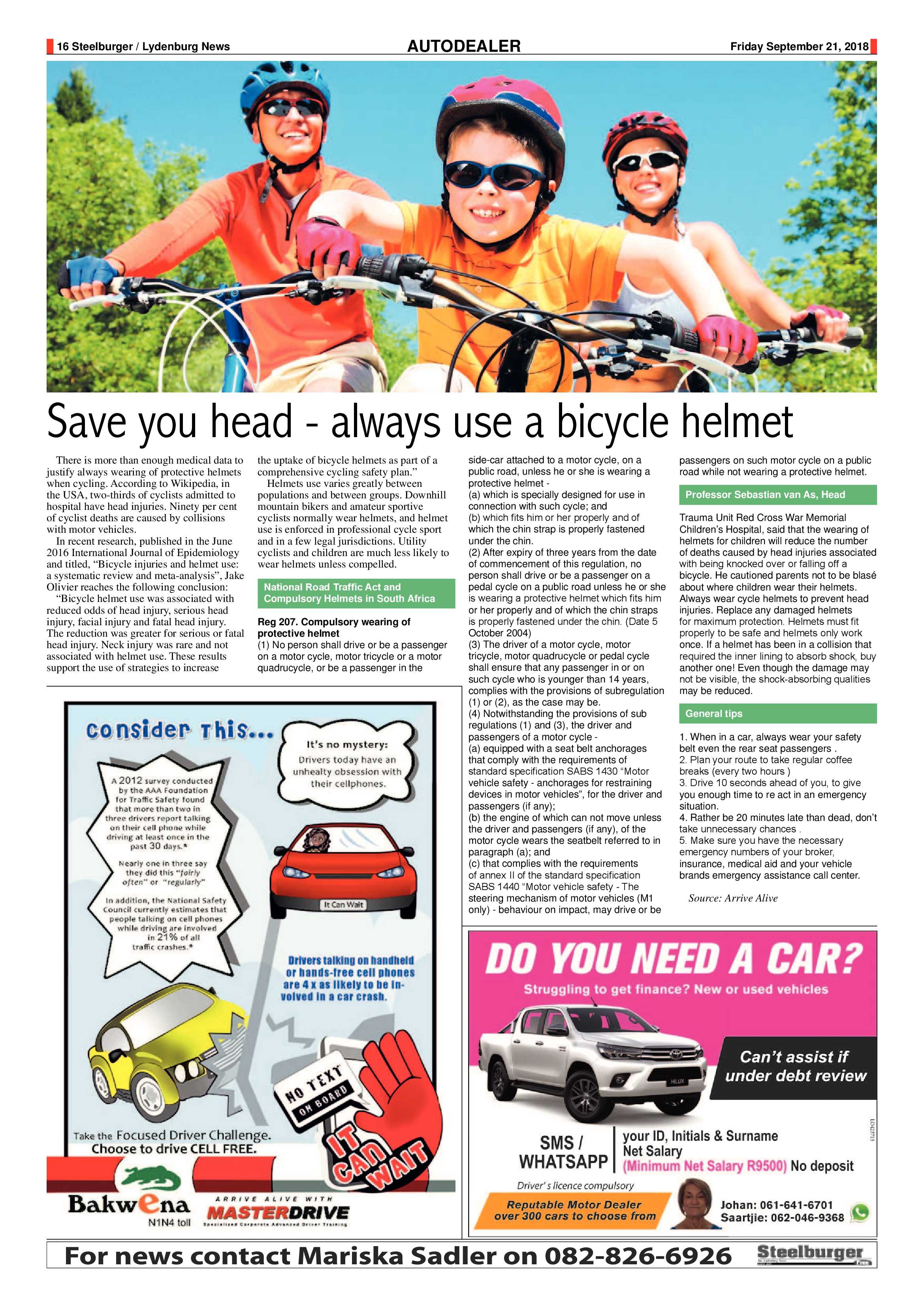 Steelburger News 21 September 2018 page 16