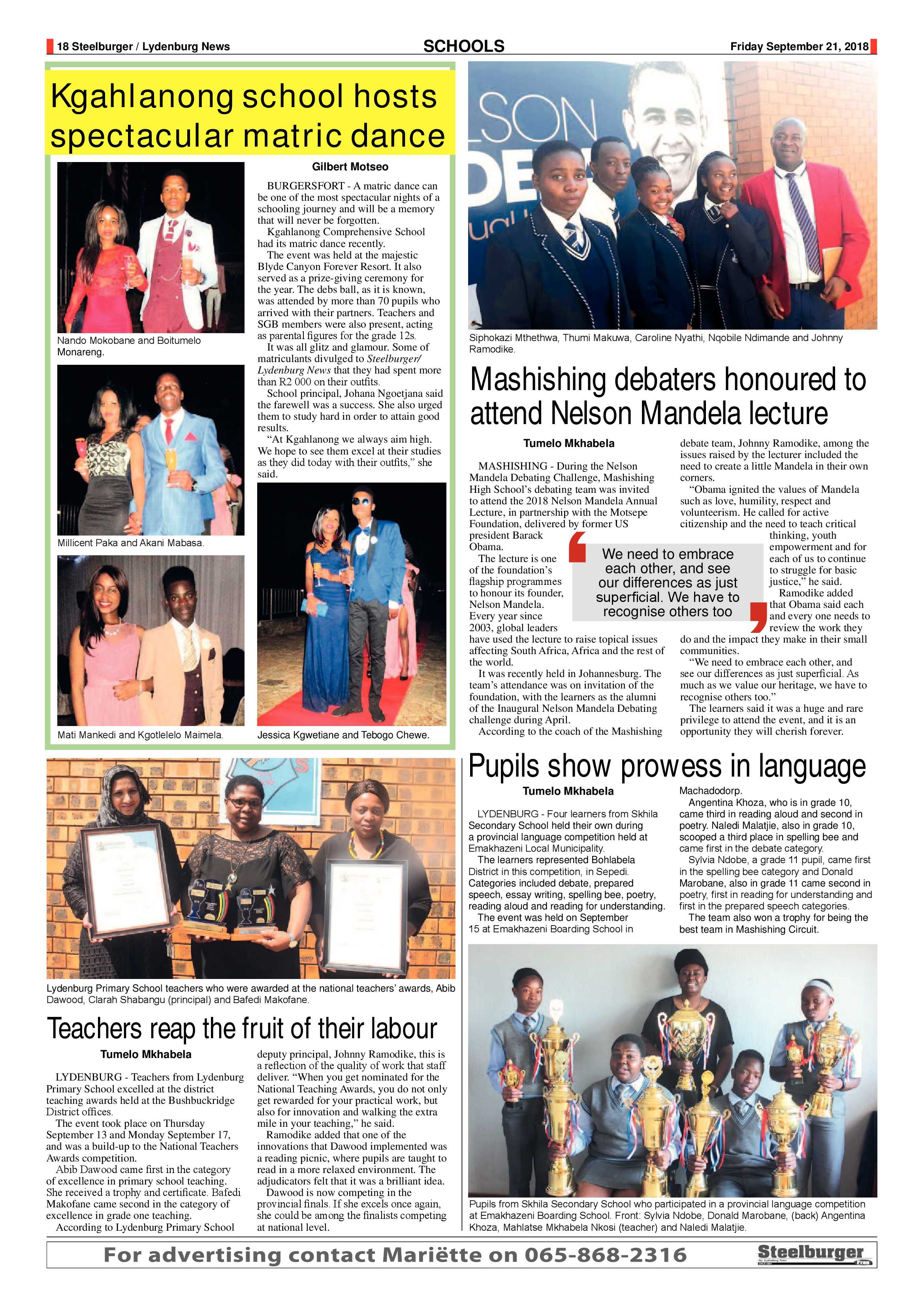 Steelburger News 21 September 2018 page 18