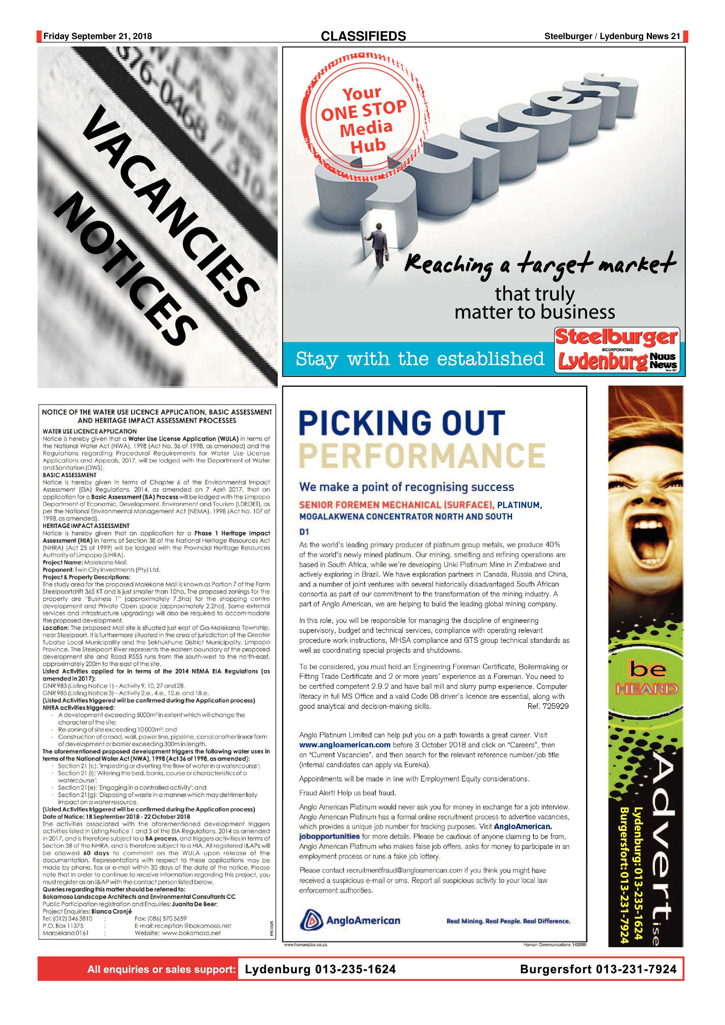 Steelburger News 21 September 2018 page 21