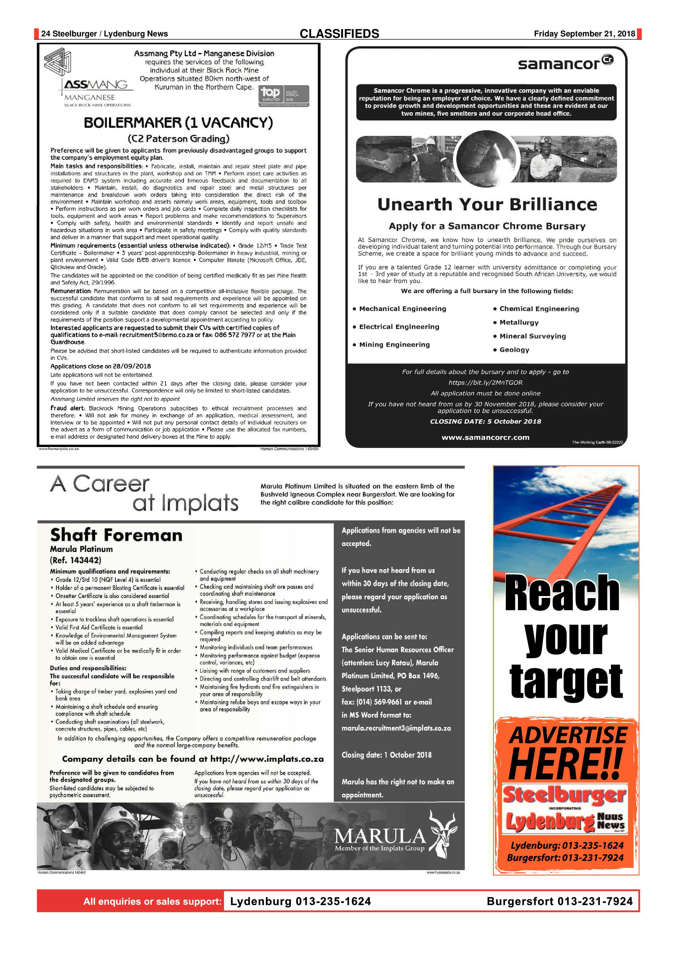 Steelburger News 21 September 2018 page 24