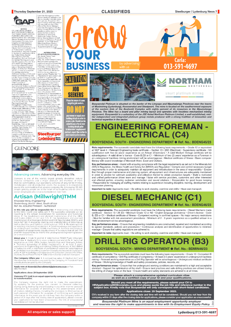 Steelburger News 21 September 2023 page 7
