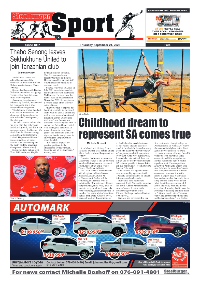 Steelburger News 21 September 2023 page 8