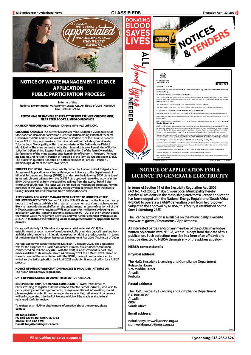 Steelburger News 22 April 2021 page 12