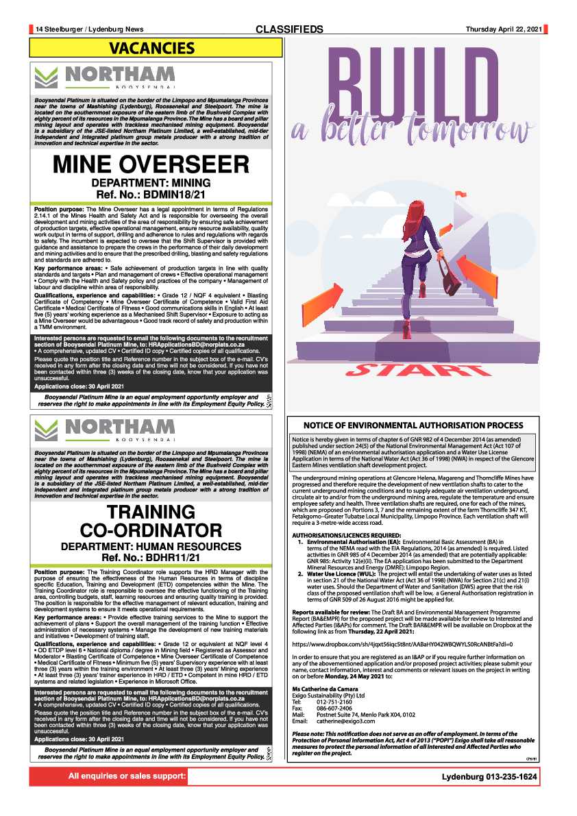 Steelburger News 22 April 2021 page 14