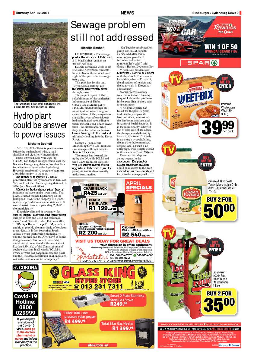 Steelburger News 22 April 2021 page 3