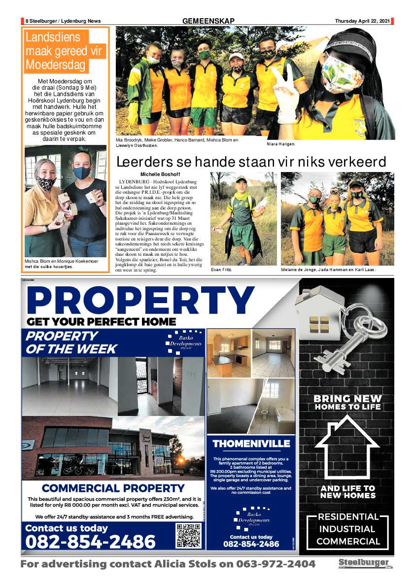 Steelburger News 22 April 2021 page 8