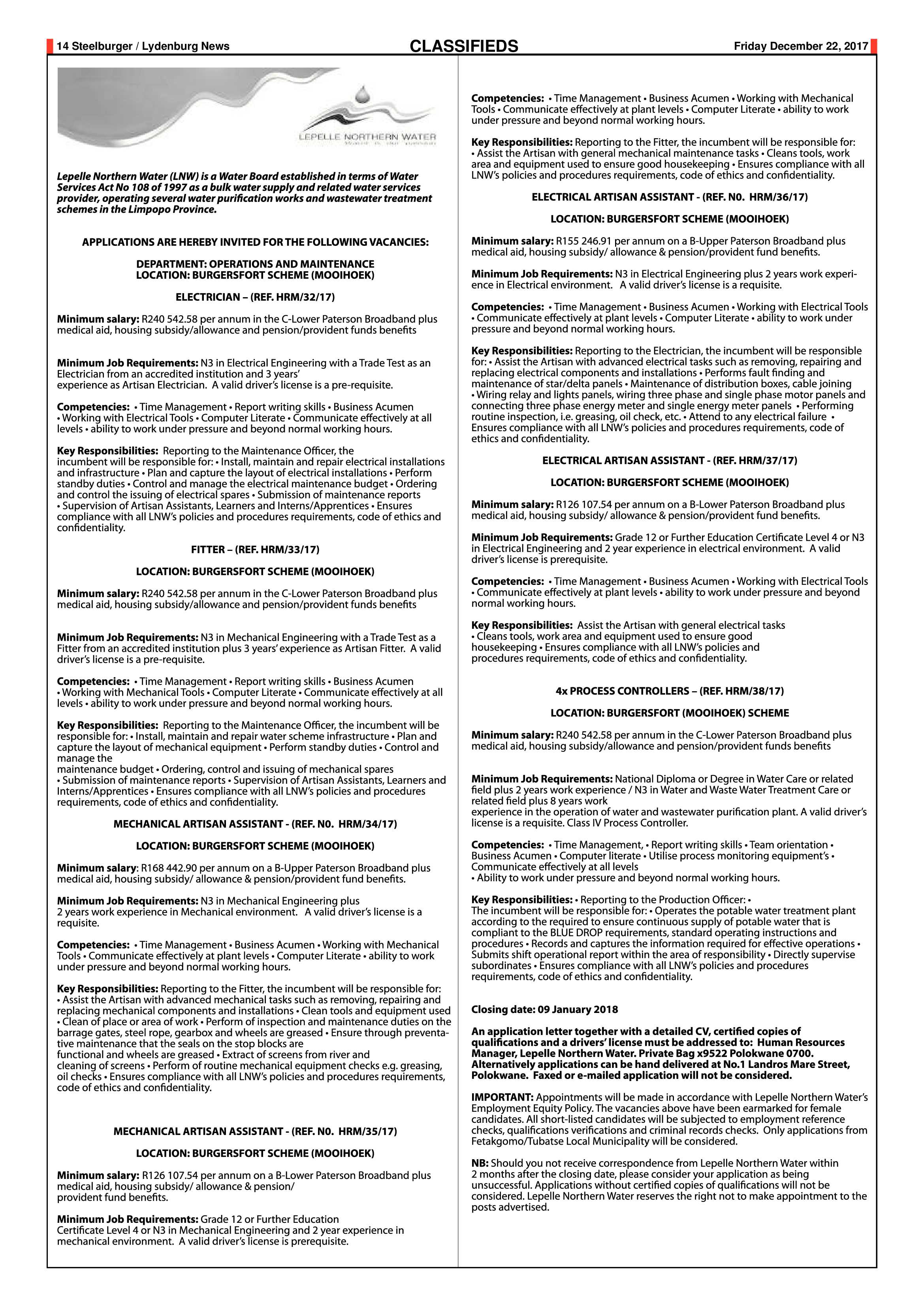 Steelburger News 22 December 2017 page 14