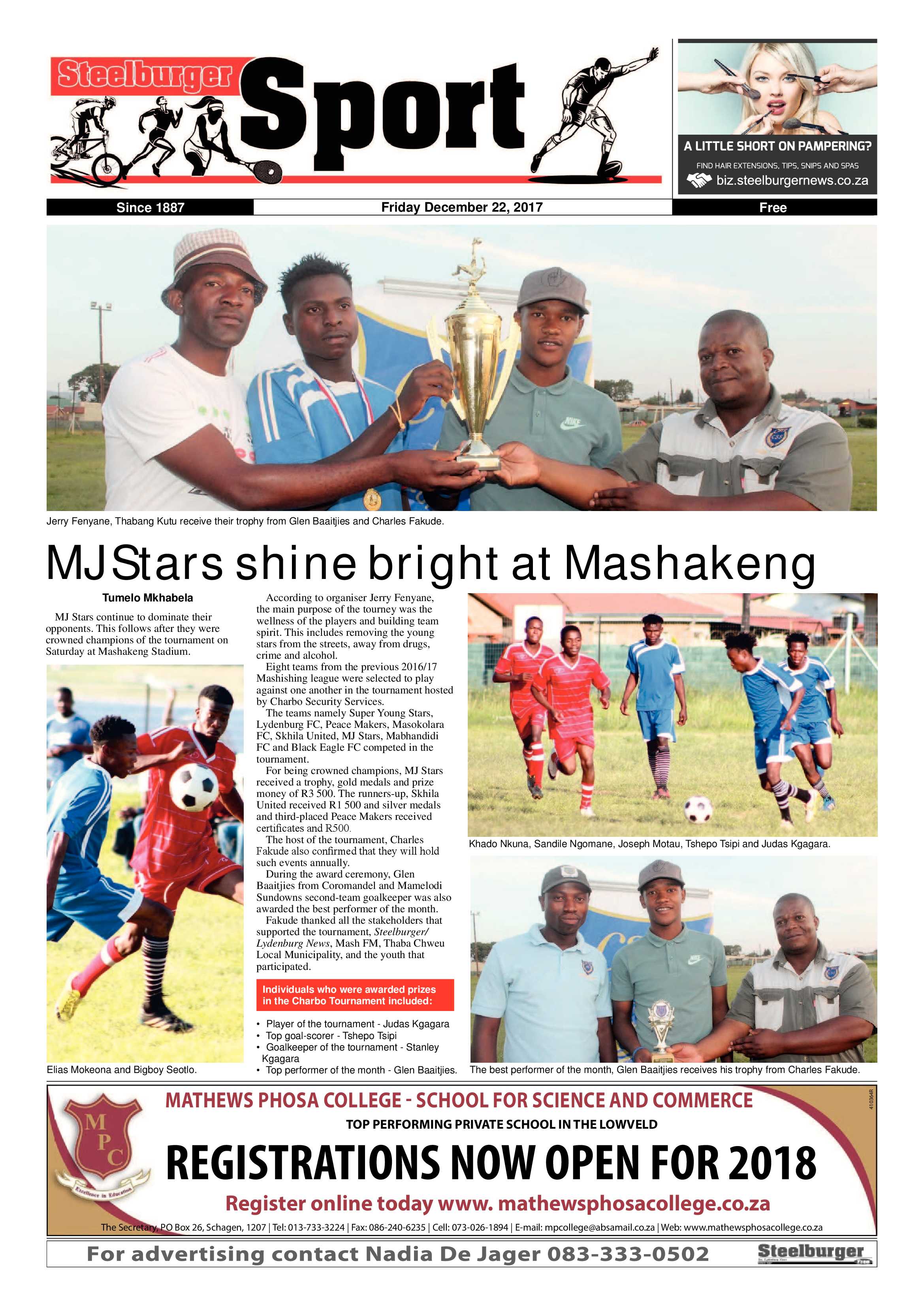 Steelburger News 22 December 2017 page 16