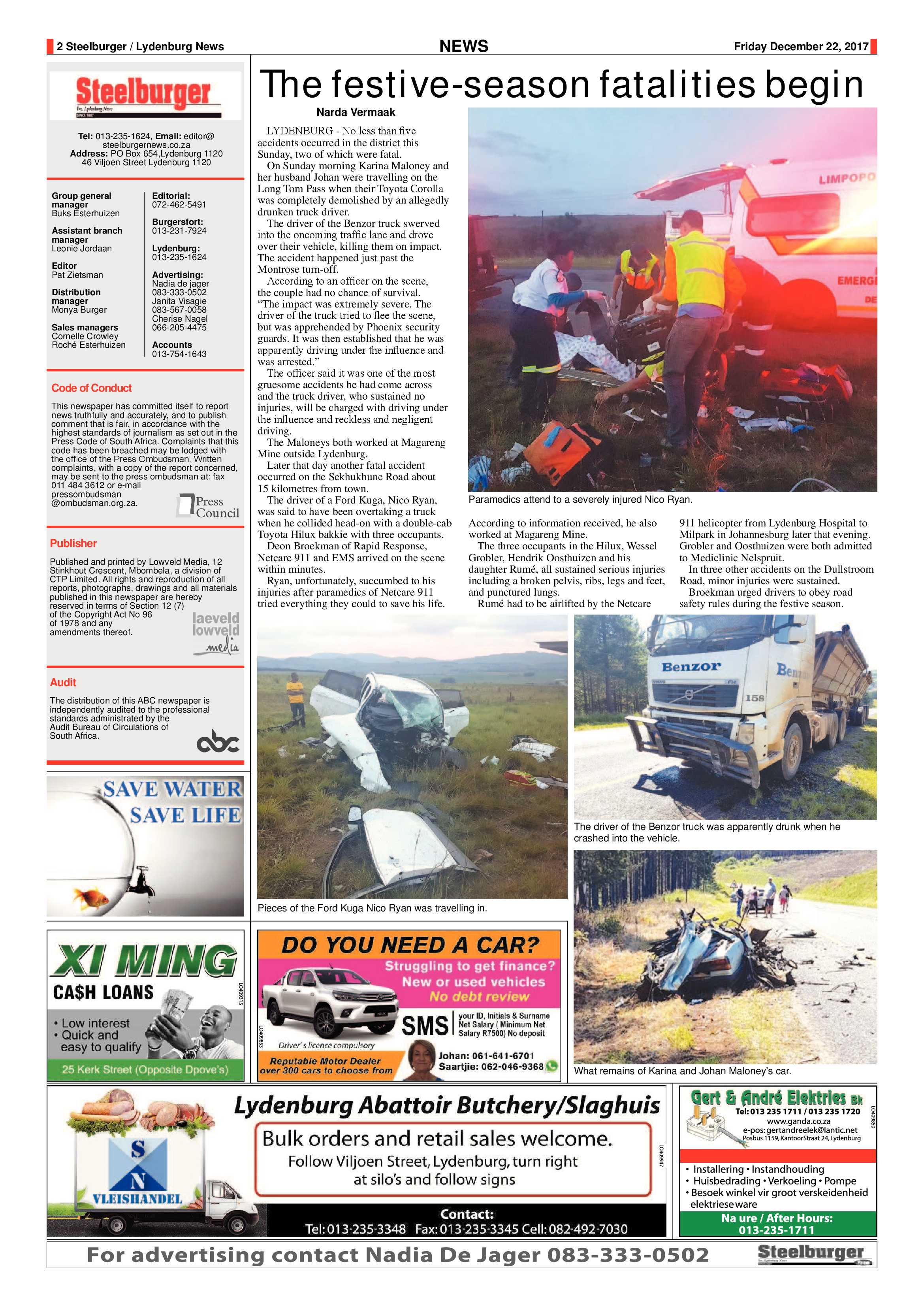 Steelburger News 22 December 2017 page 2