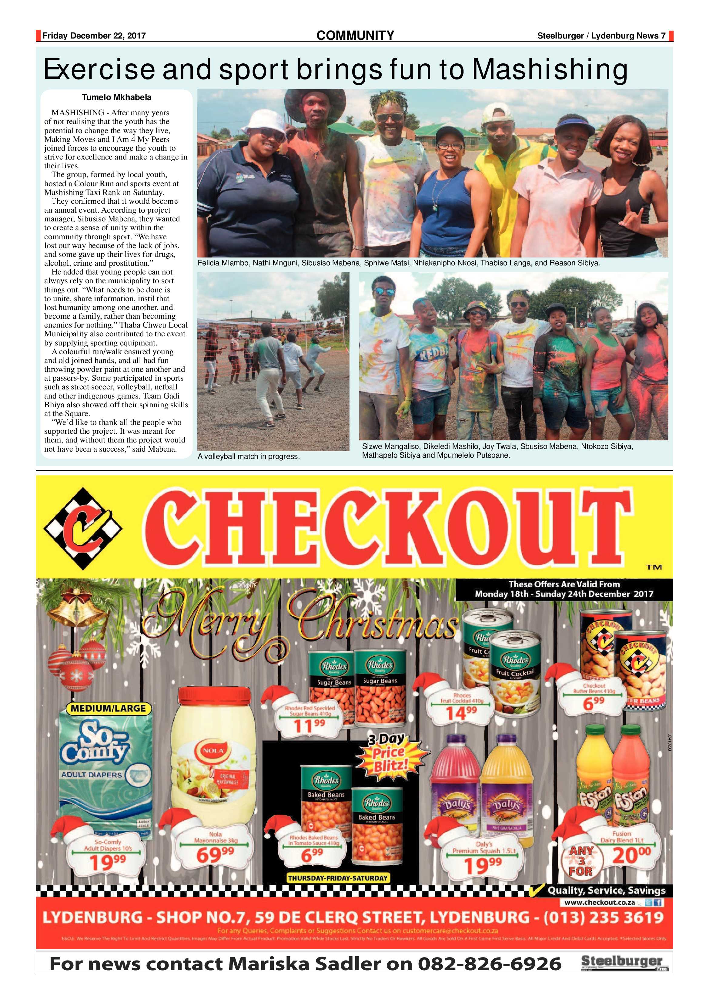 Steelburger News 22 December 2017 page 7