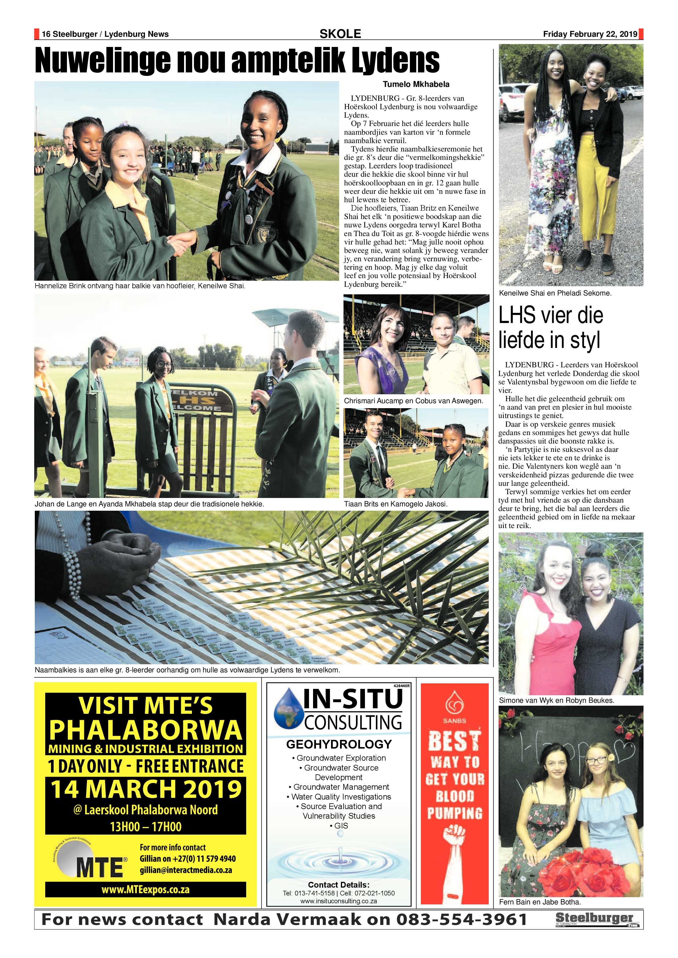 Steelburger News 22 February 2019 page 16