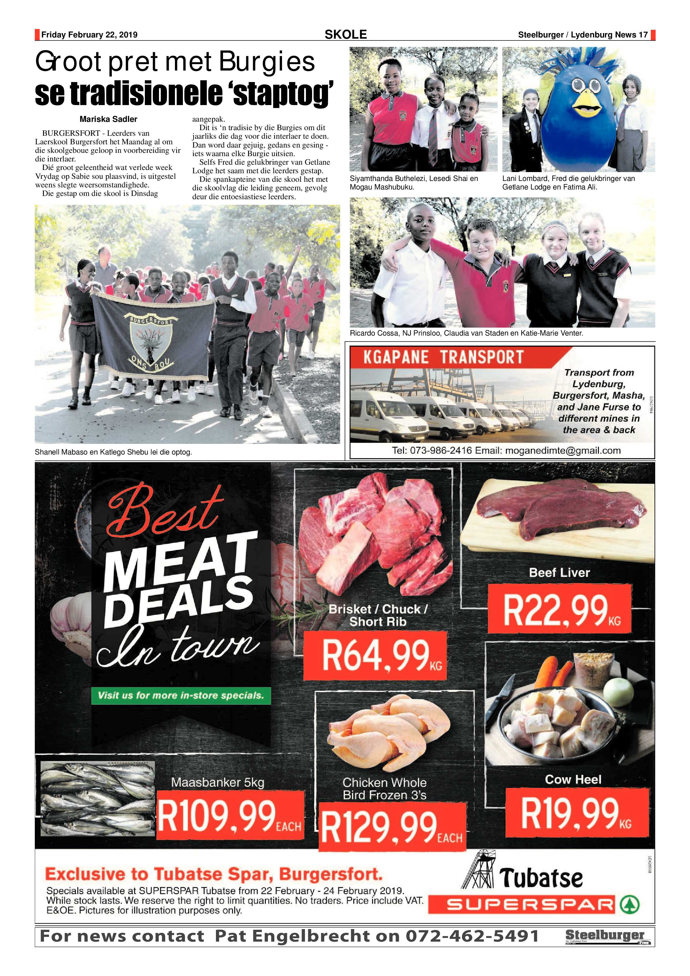 Steelburger News 22 February 2019 page 17