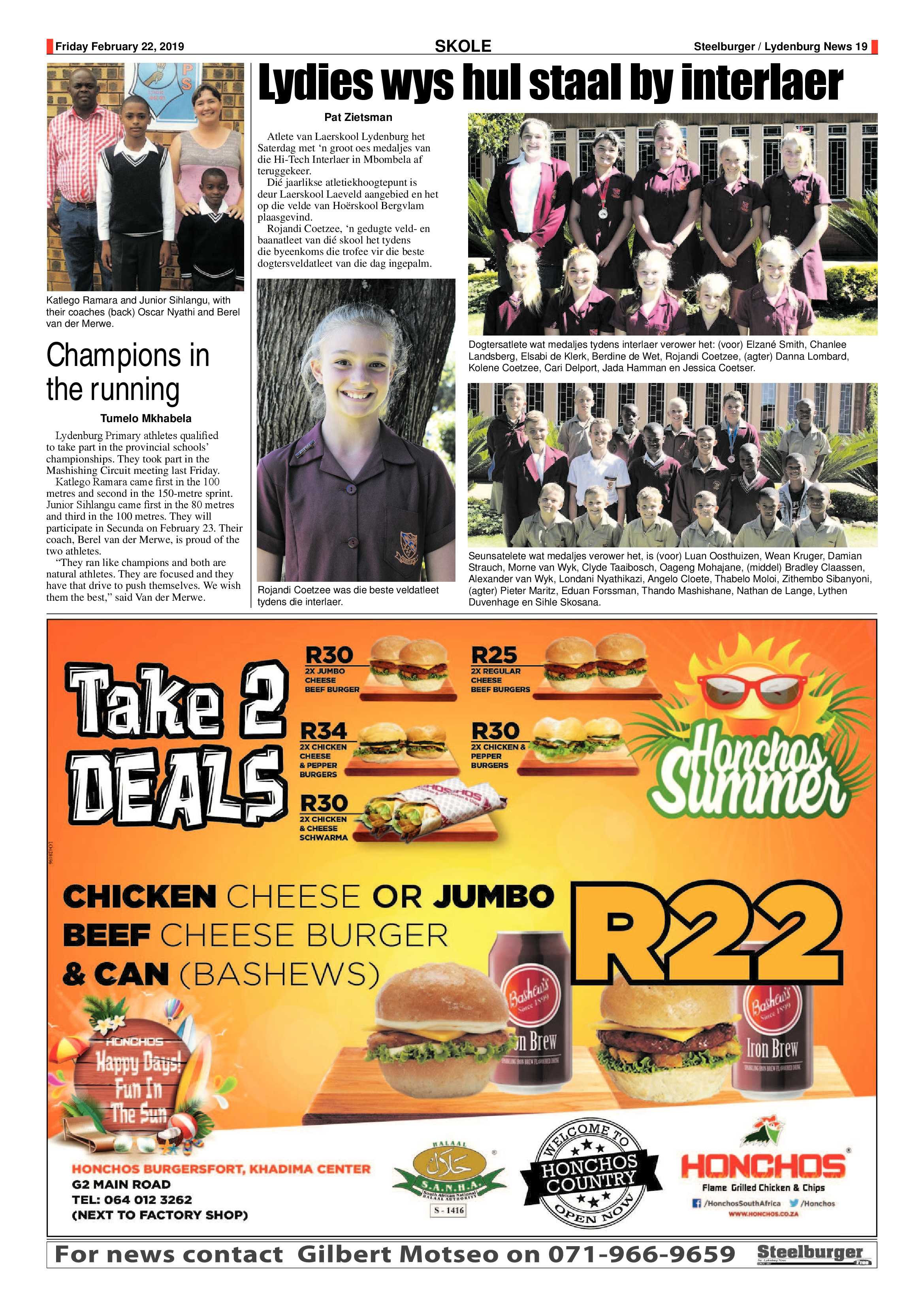 Steelburger News 22 February 2019 page 19