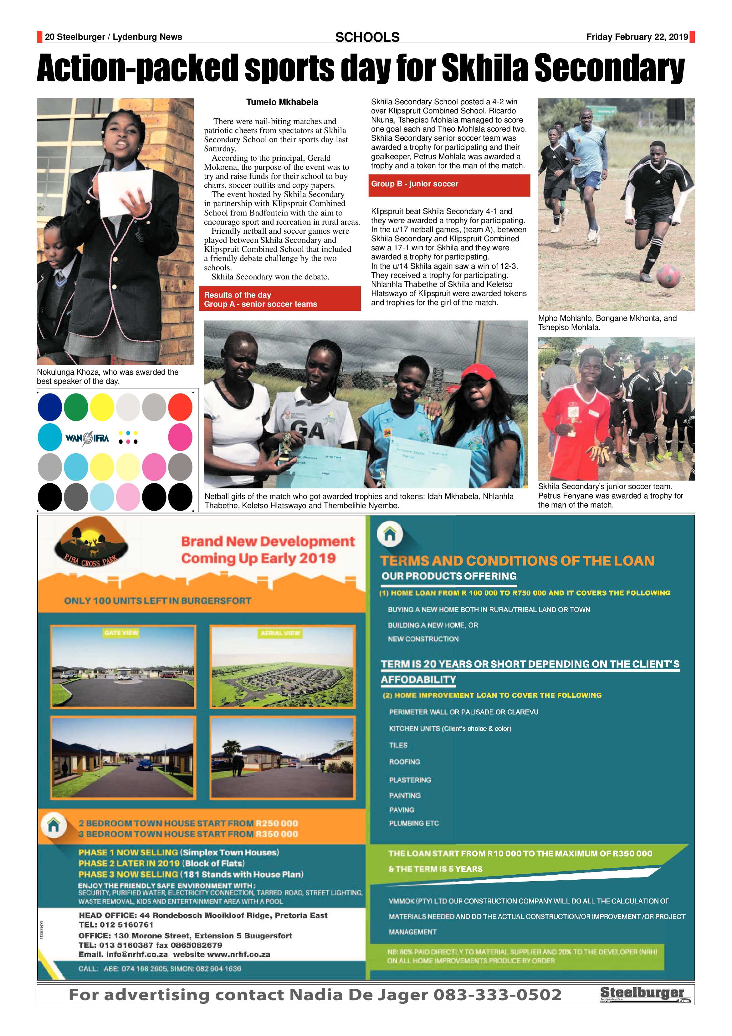 Steelburger News 22 February 2019 page 20