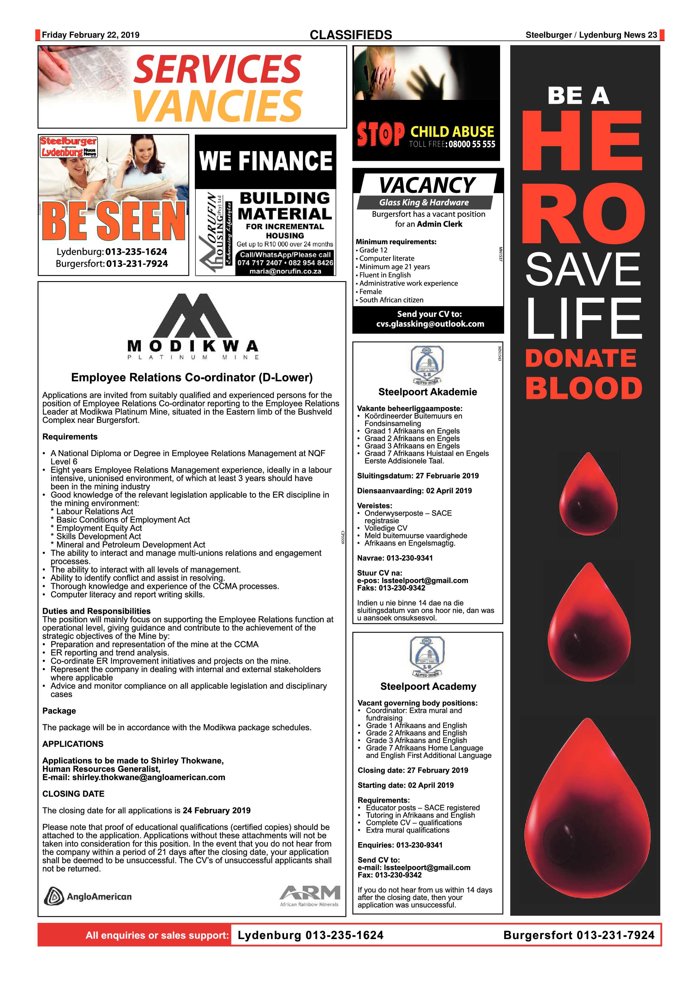Steelburger News 22 February 2019 page 23