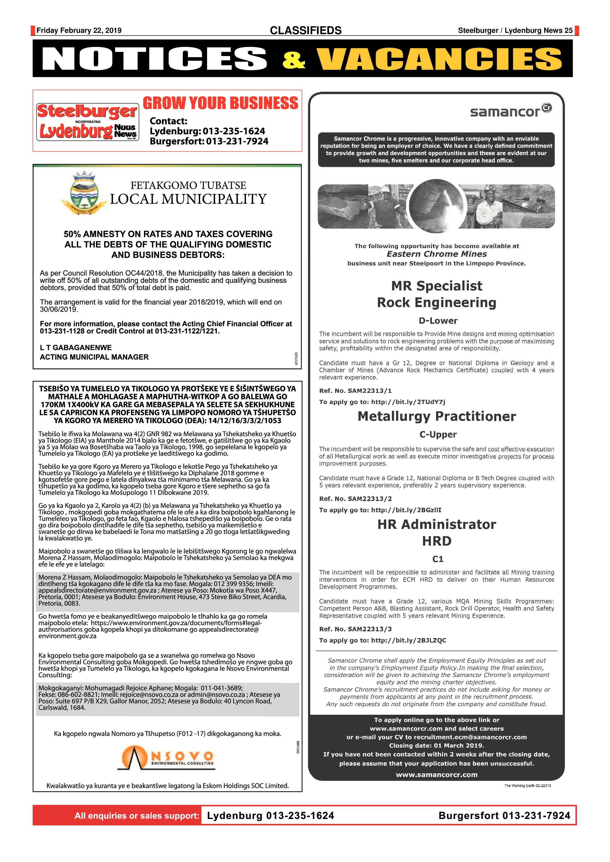 Steelburger News 22 February 2019 page 25