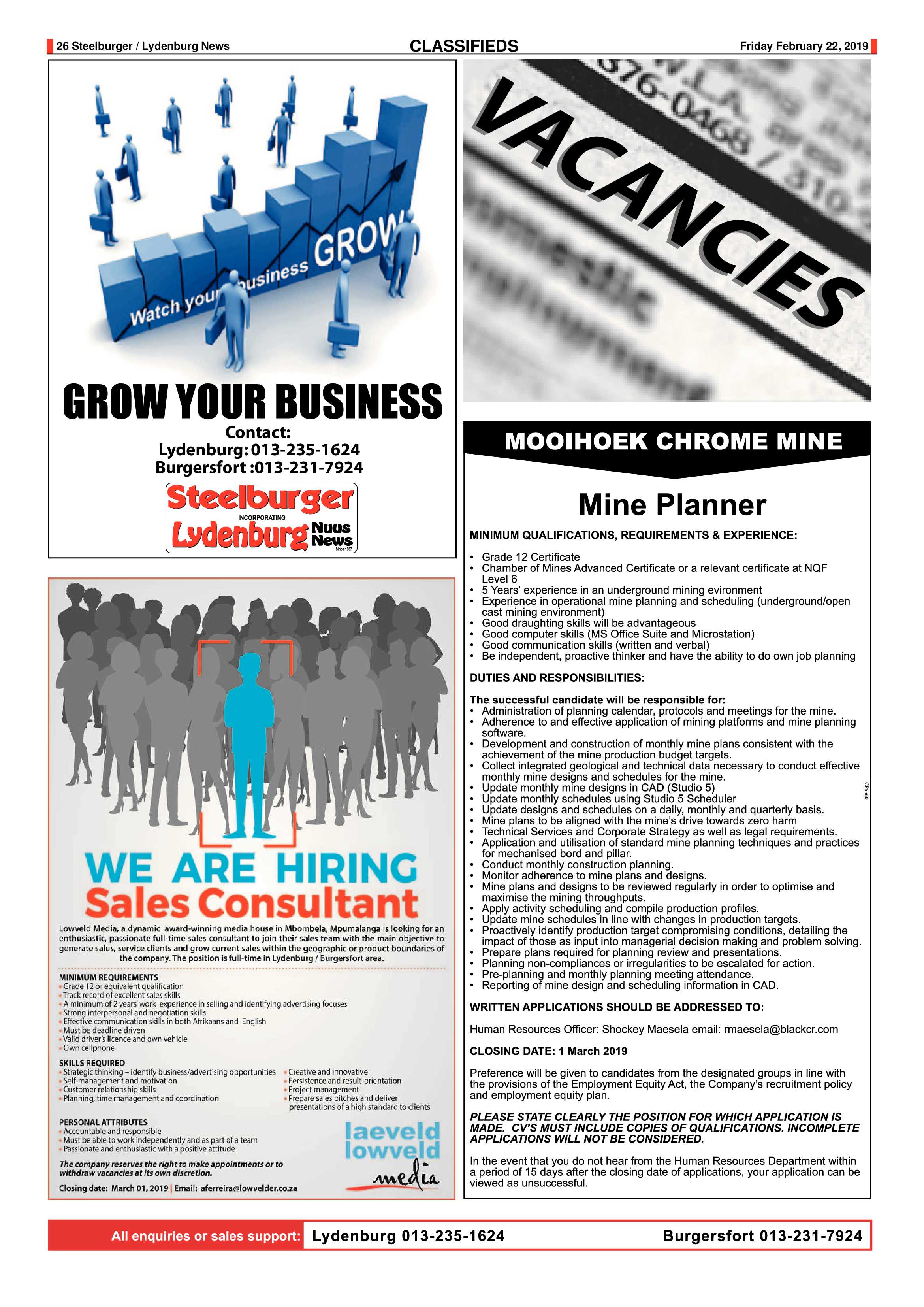 Steelburger News 22 February 2019 page 26