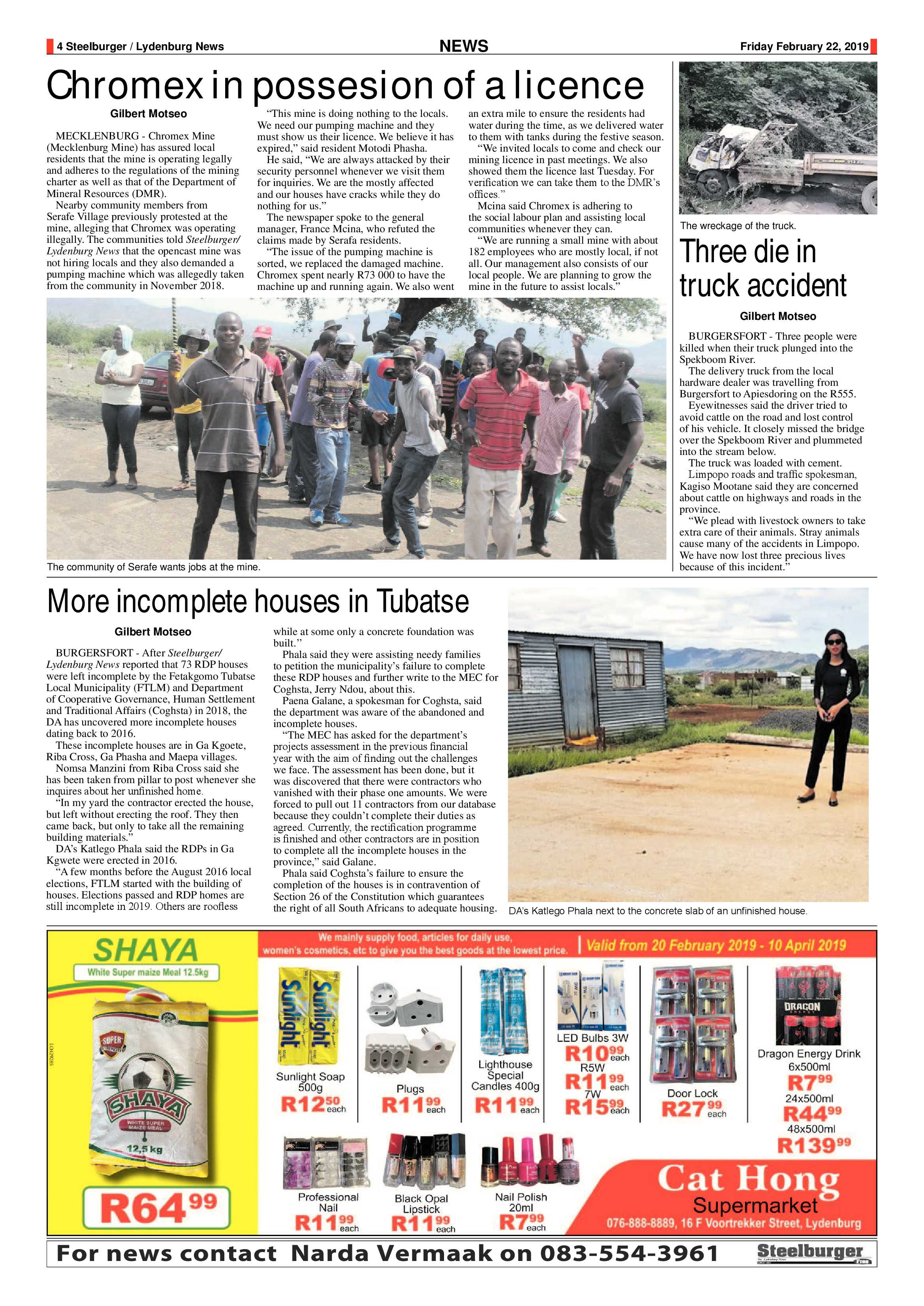 Steelburger News 22 February 2019 page 4