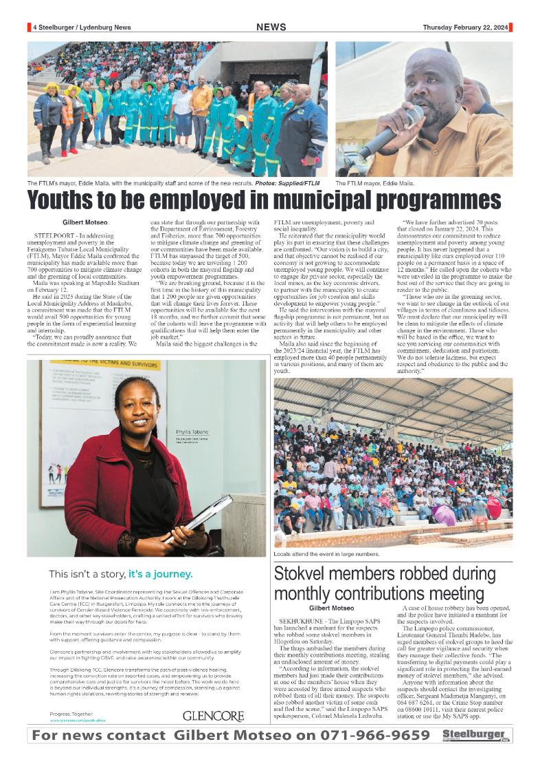 Steelburger News 22 February 2024 page 4