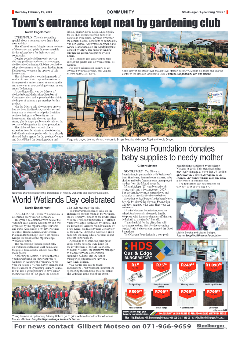 Steelburger News 22 February 2024 page 5