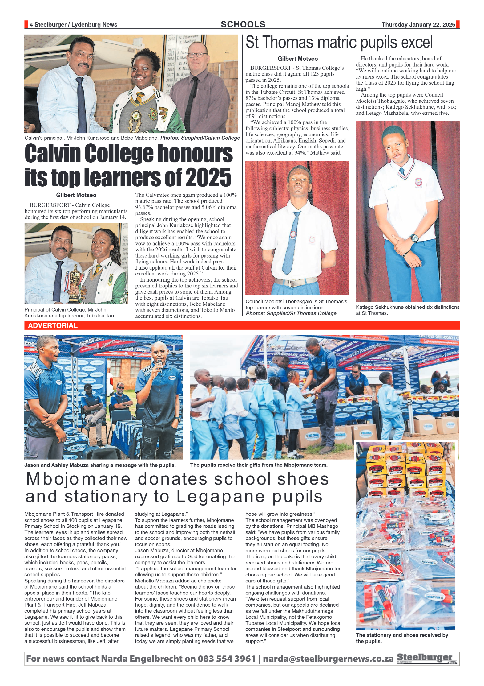 Steelburger News 22 January 2026 page 4