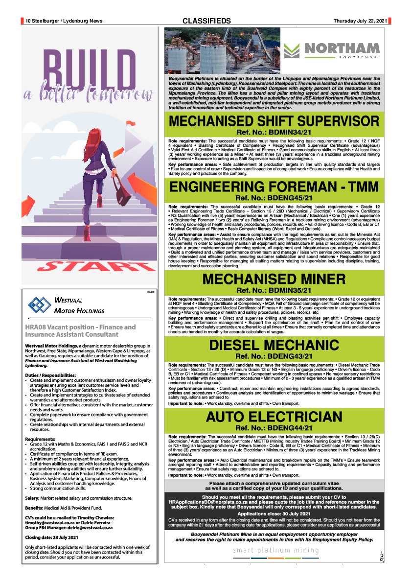 Steelburger News 22 July 2021 page 10