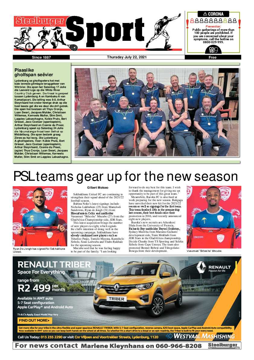 Steelburger News 22 July 2021 page 12