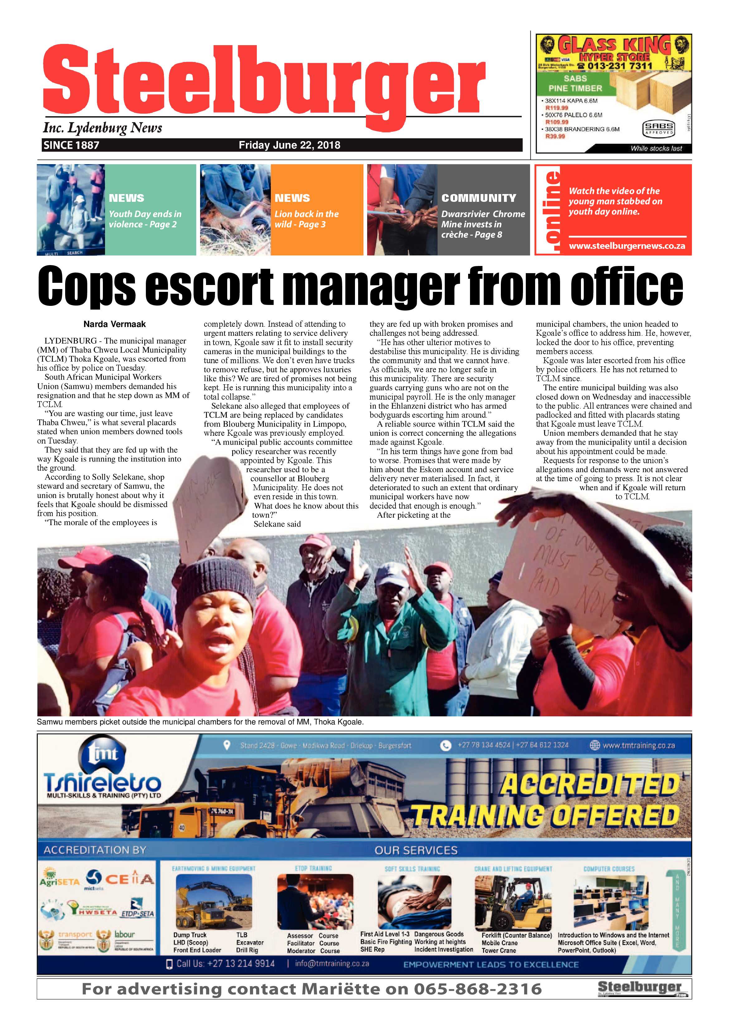 Steelburger News Epapers Page 1 Steelburger News Epapers Page 1