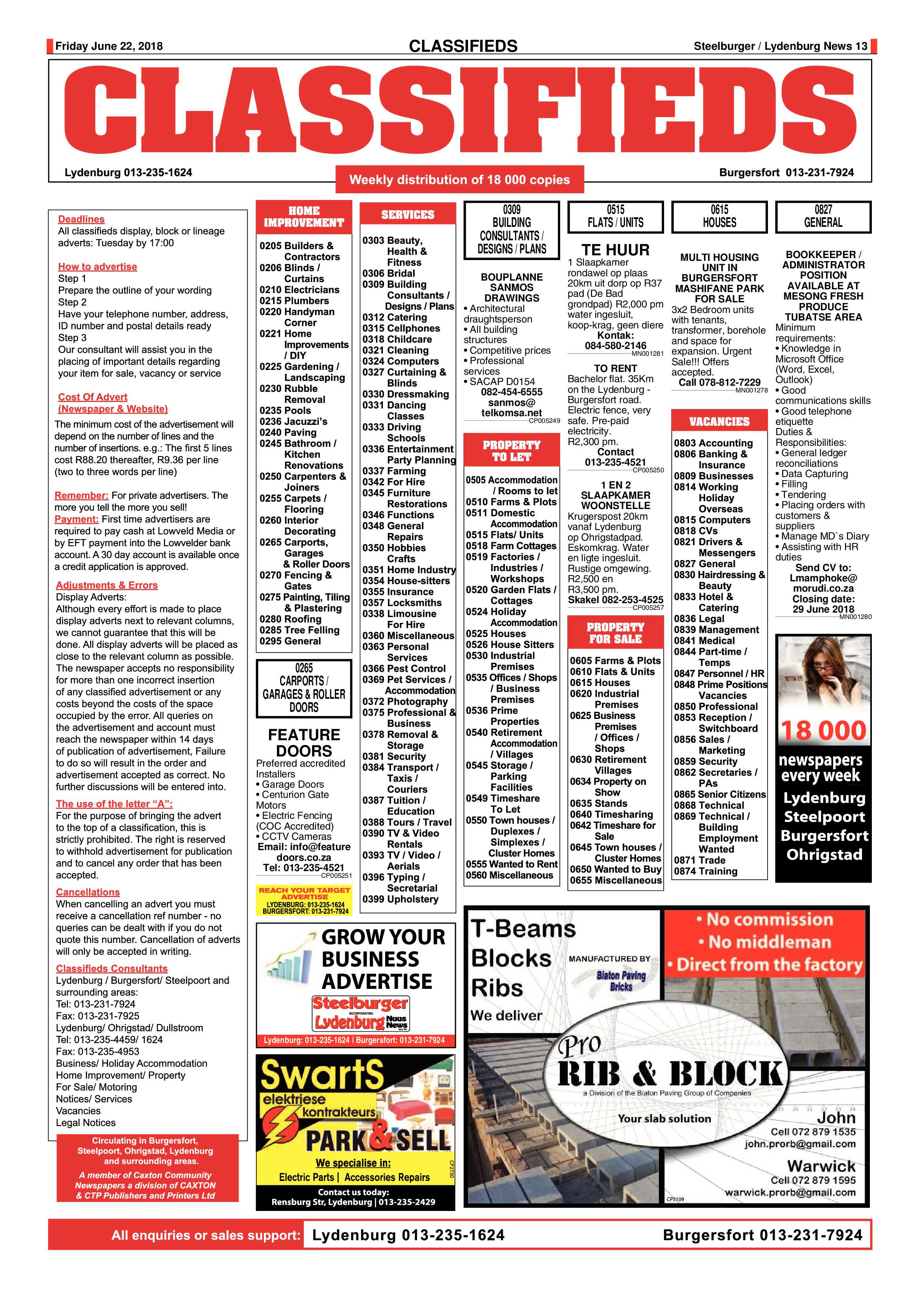 Steelburger News 22 June 2018 page 13