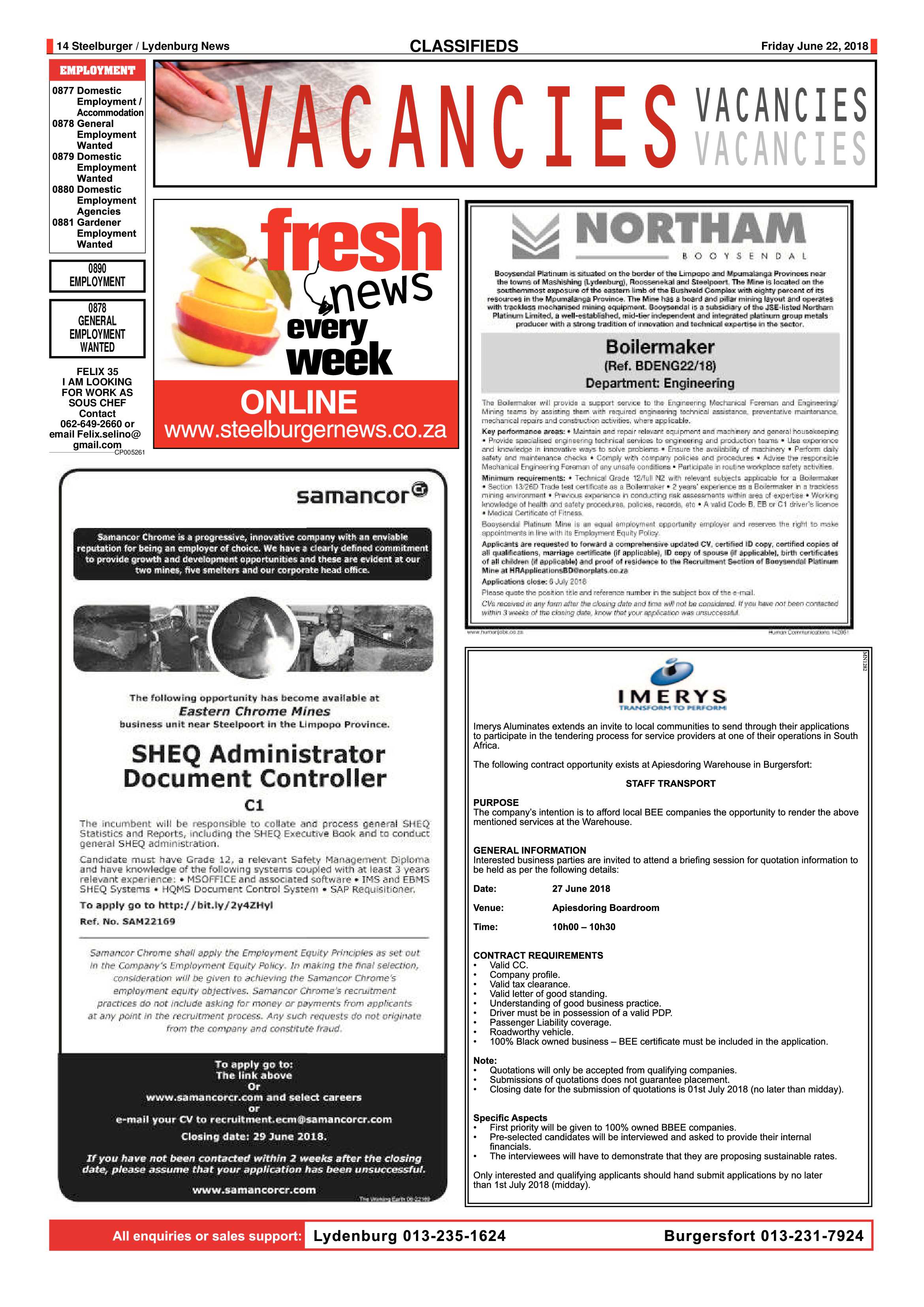 Steelburger News 22 June 2018 page 14