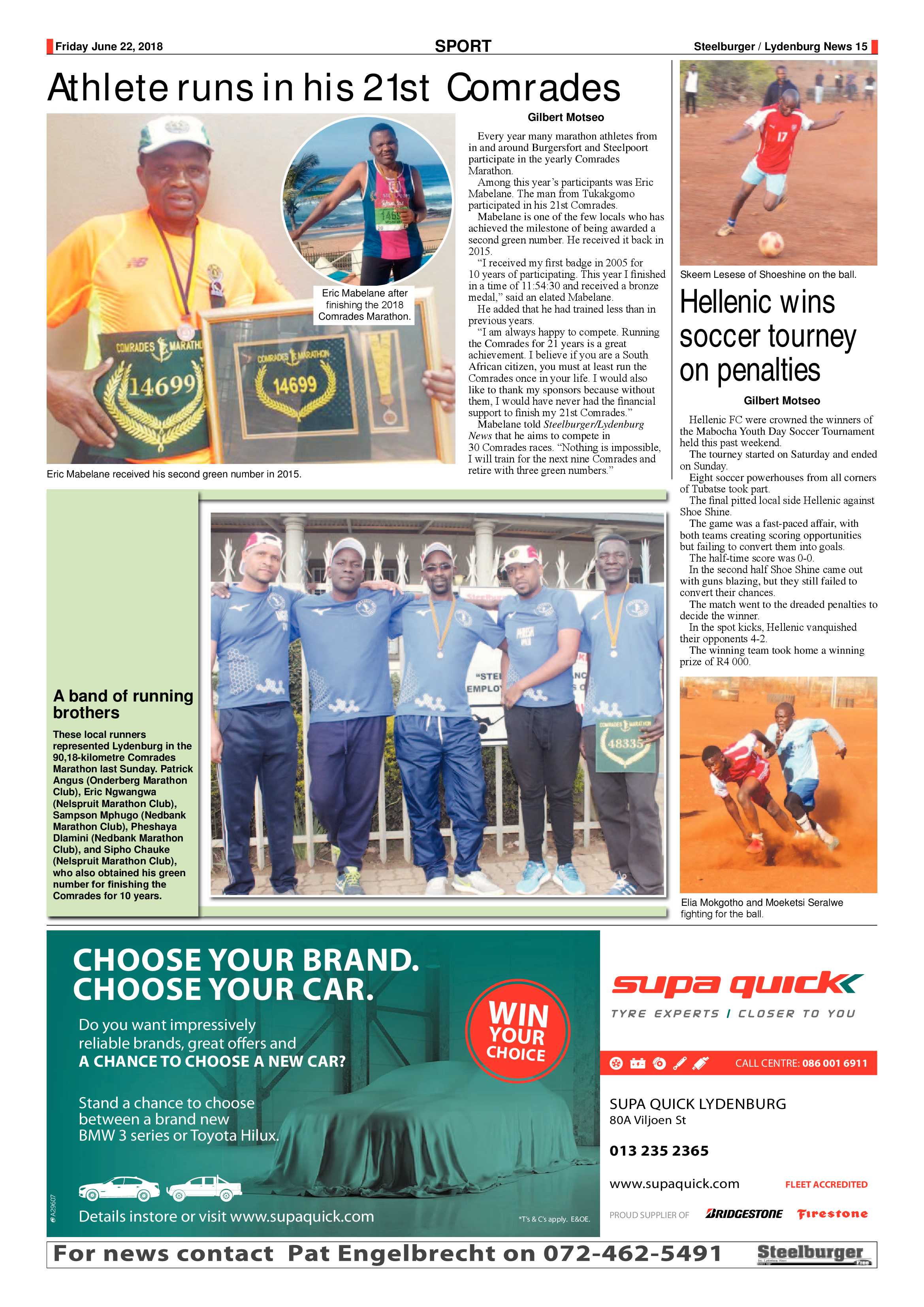 Steelburger News 22 June 2018 page 15