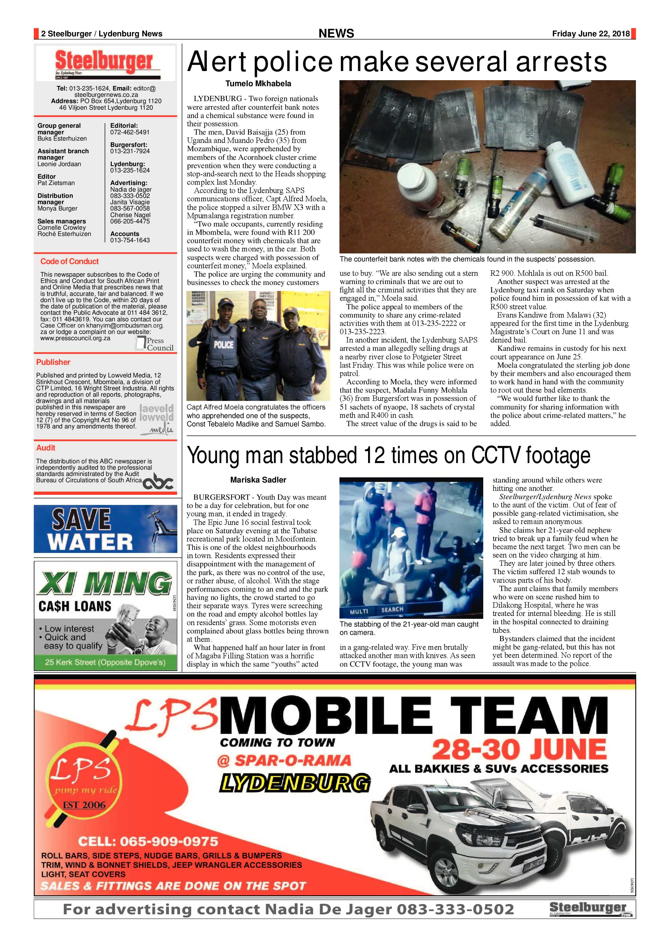 Steelburger News 22 June 2018 page 2