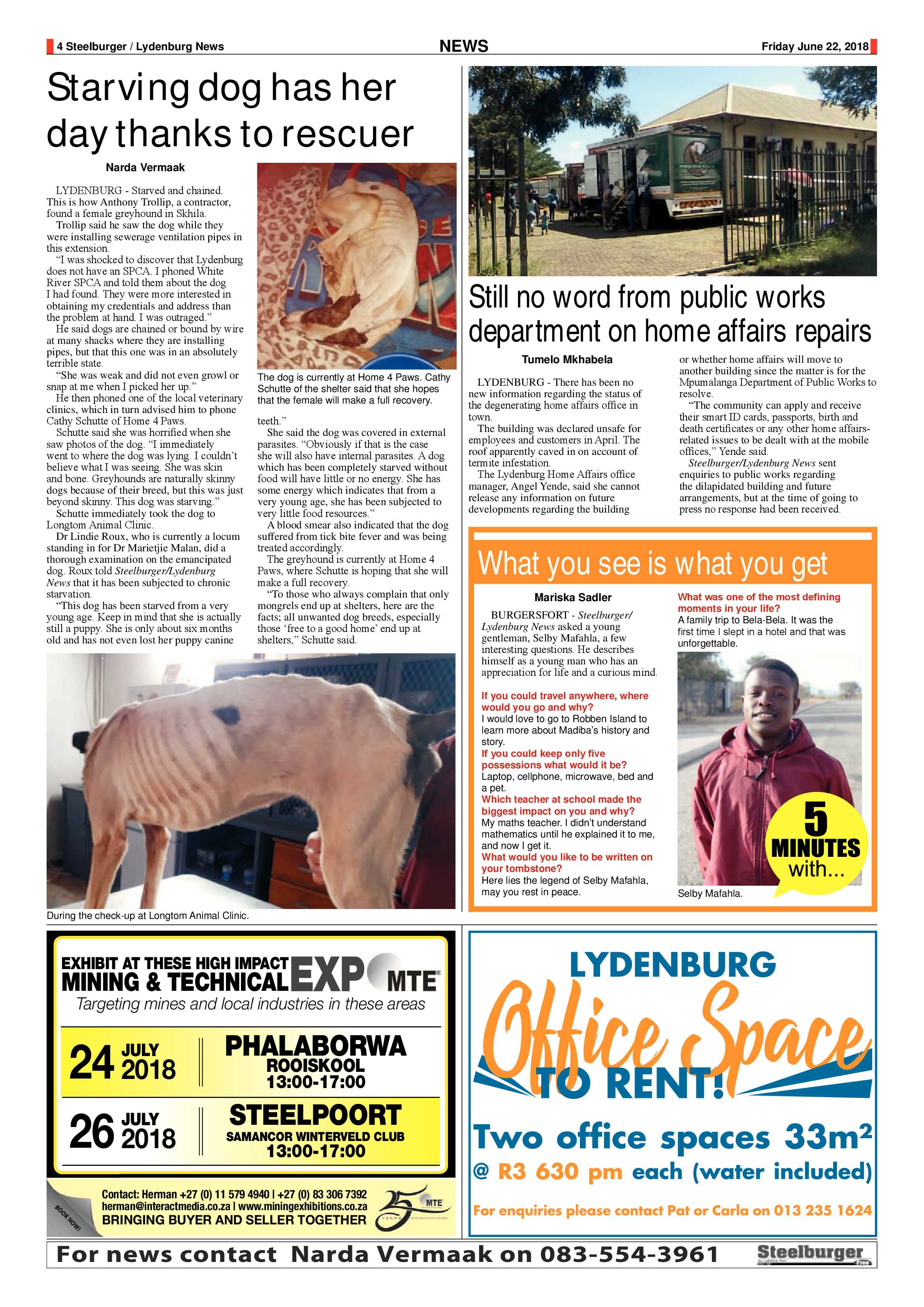 Steelburger News 22 June 2018 page 4