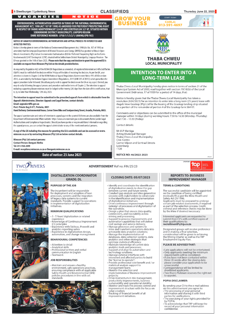 Steelburger News 21 June 2023 page 6