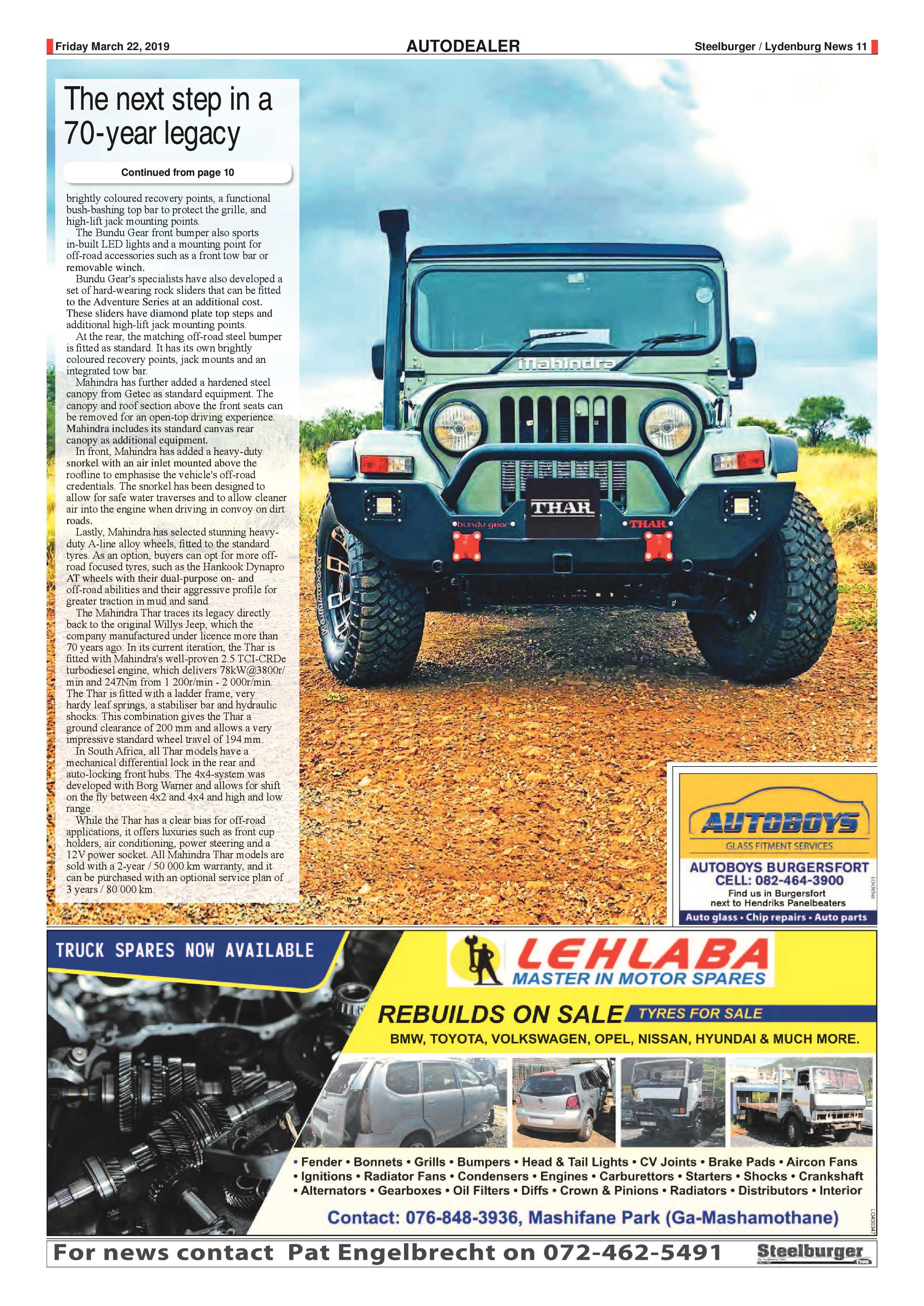Steelburger News 22 March 2019 page 11