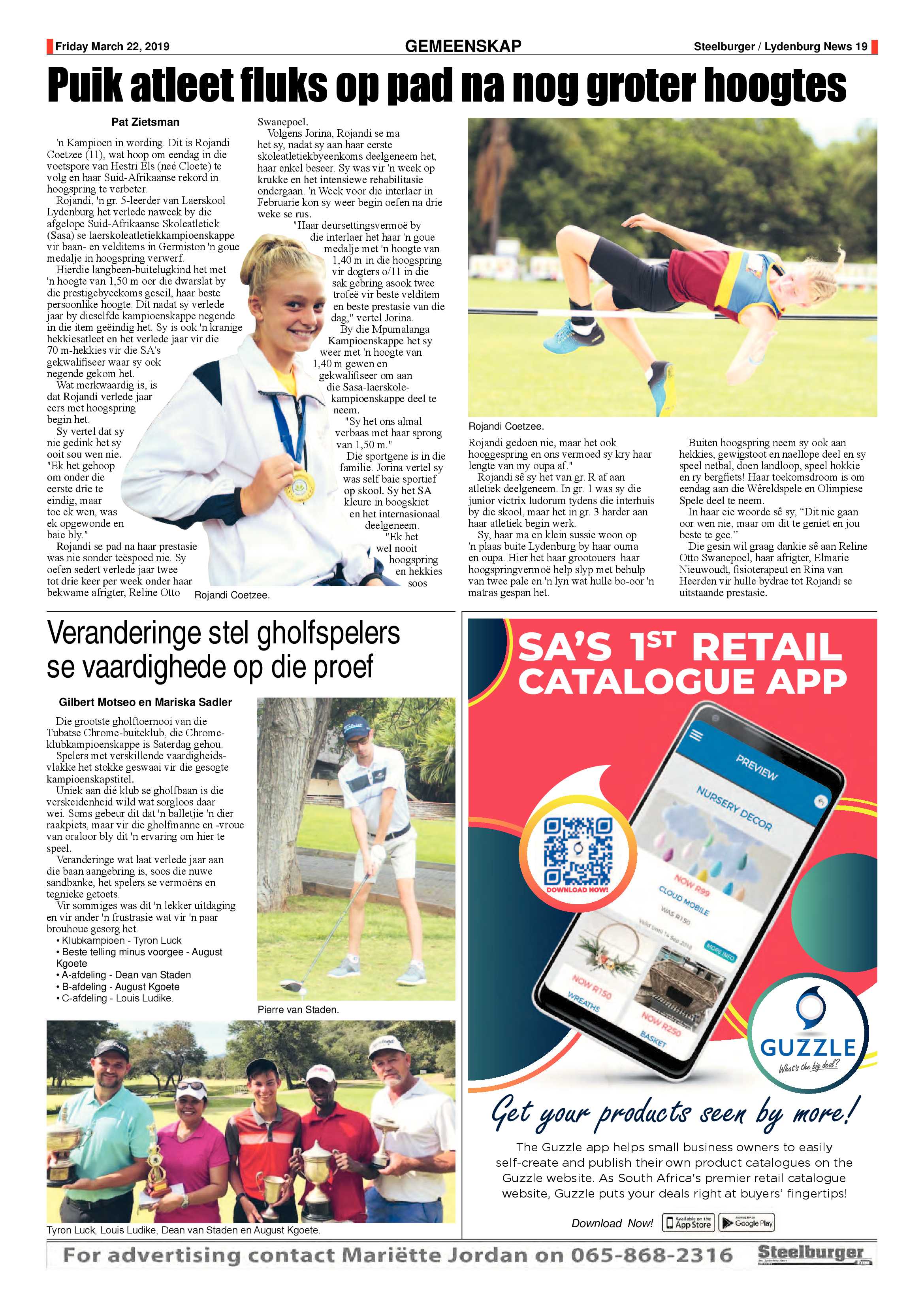 Steelburger News 22 March 2019 page 19