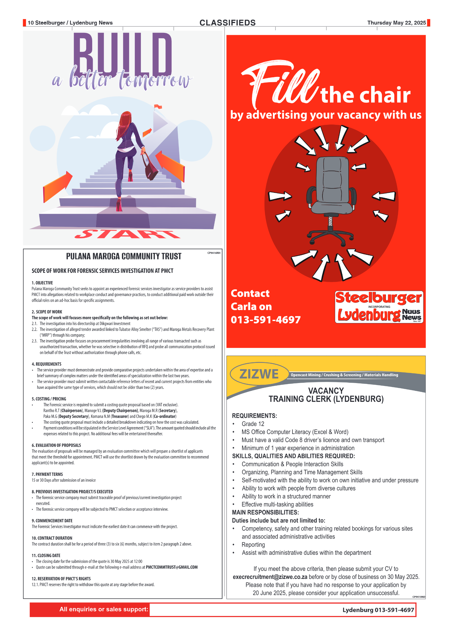 Steelburger News 22 May 2025 page 10