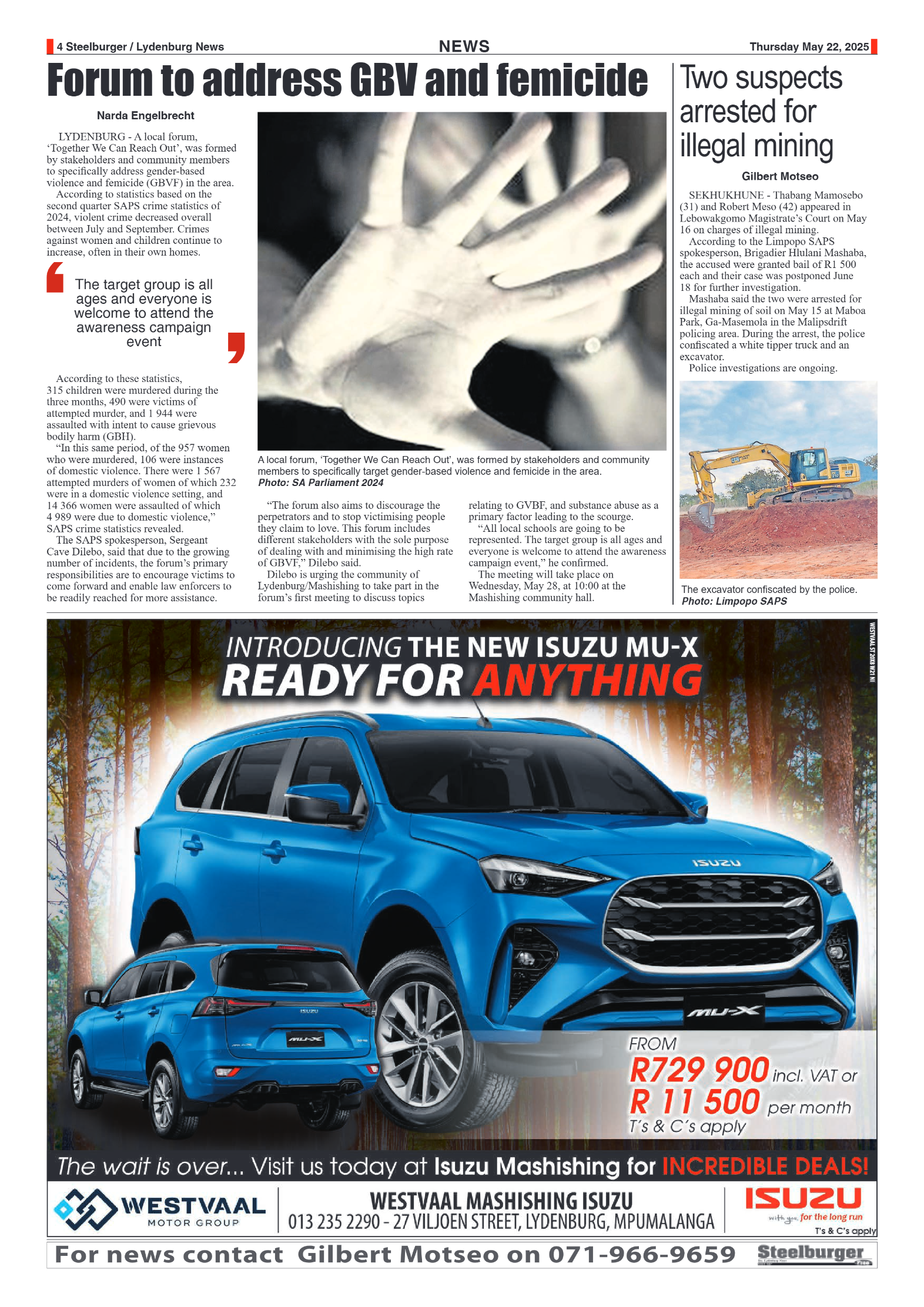 Steelburger News 22 May 2025 page 4