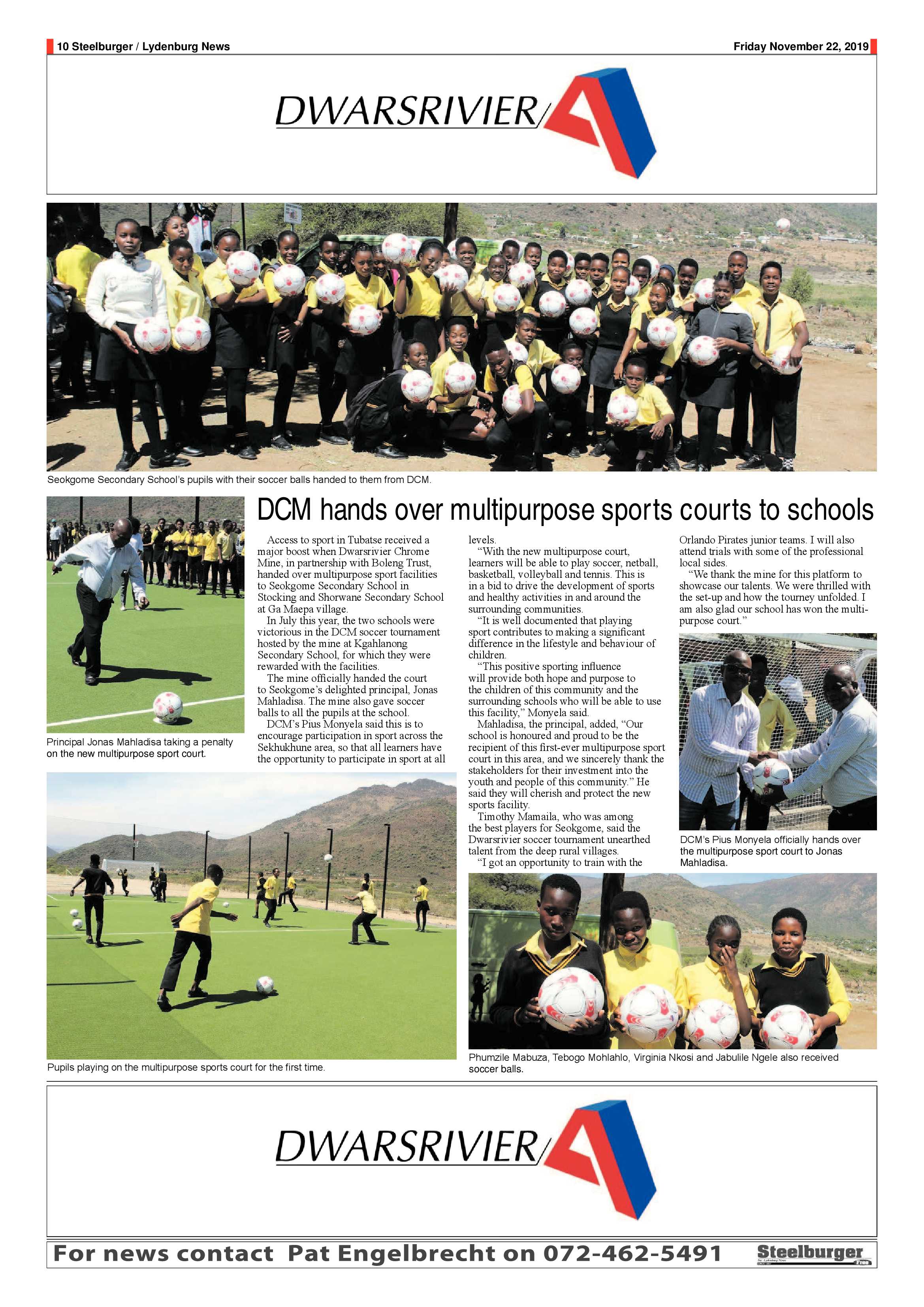 Steelburger News 22 November 2019 page 10