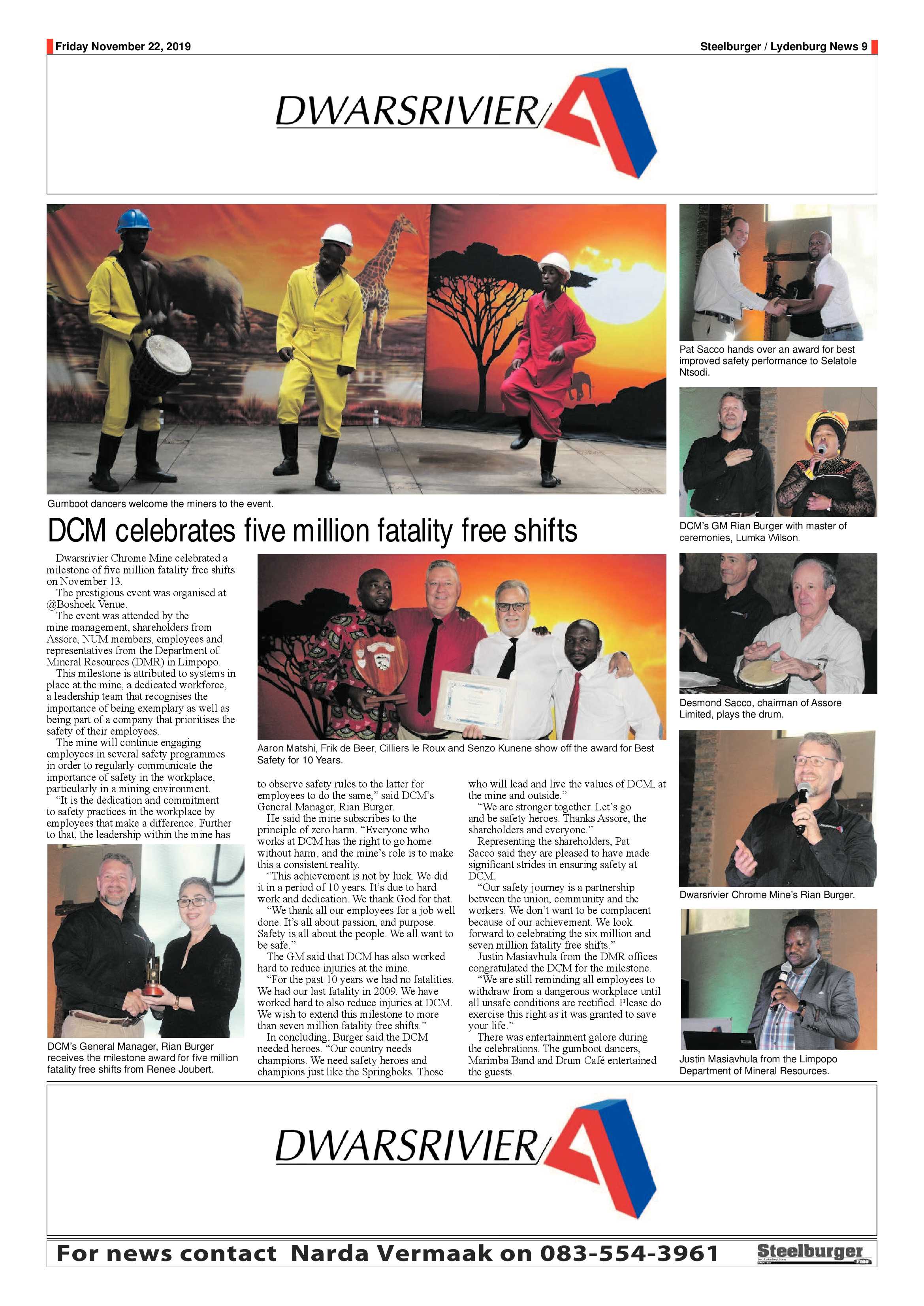 Steelburger News 22 November 2019 page 9