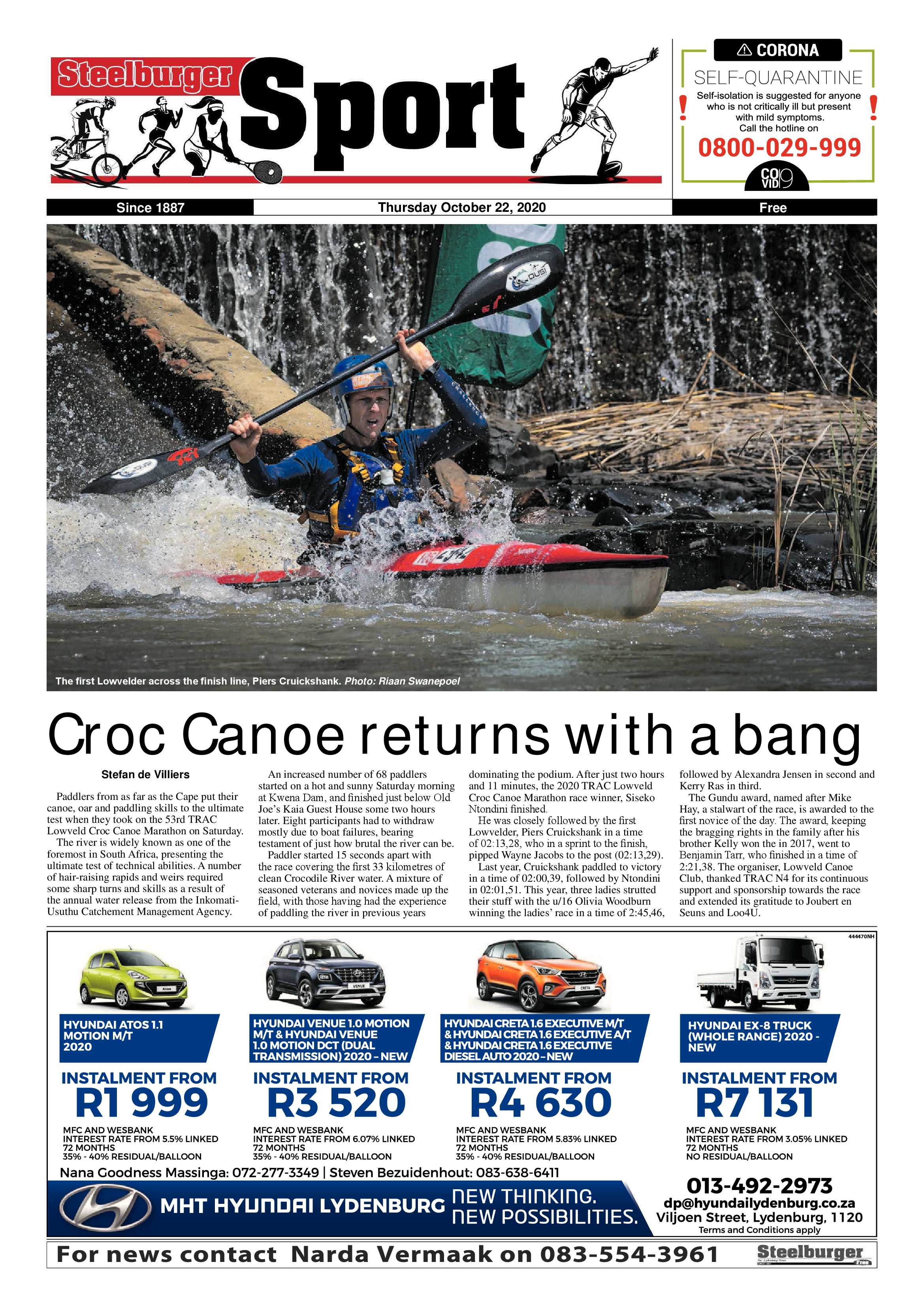 Steelburger news 22 October 2020 page 12