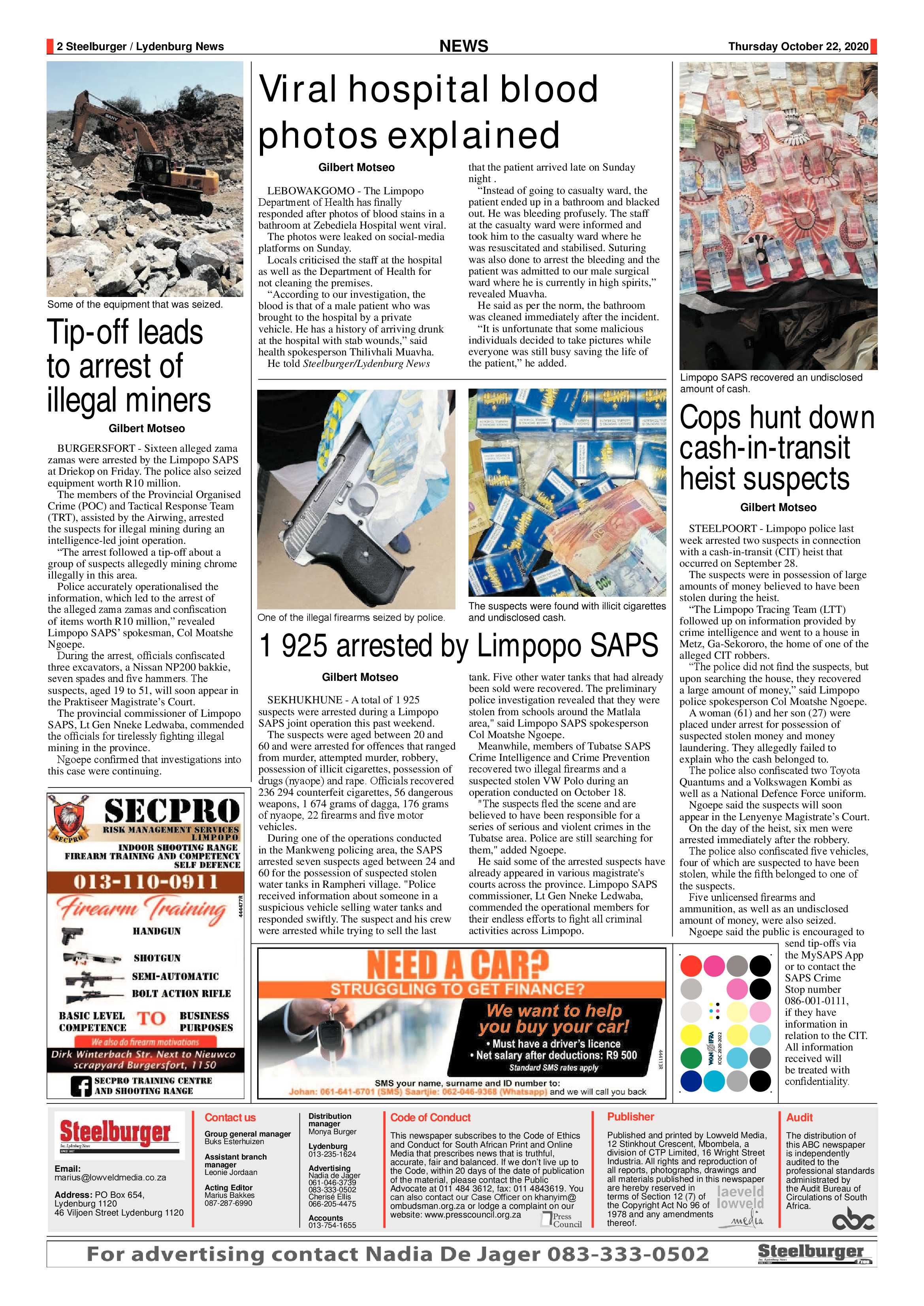 Steelburger news 22 October 2020 page 2
