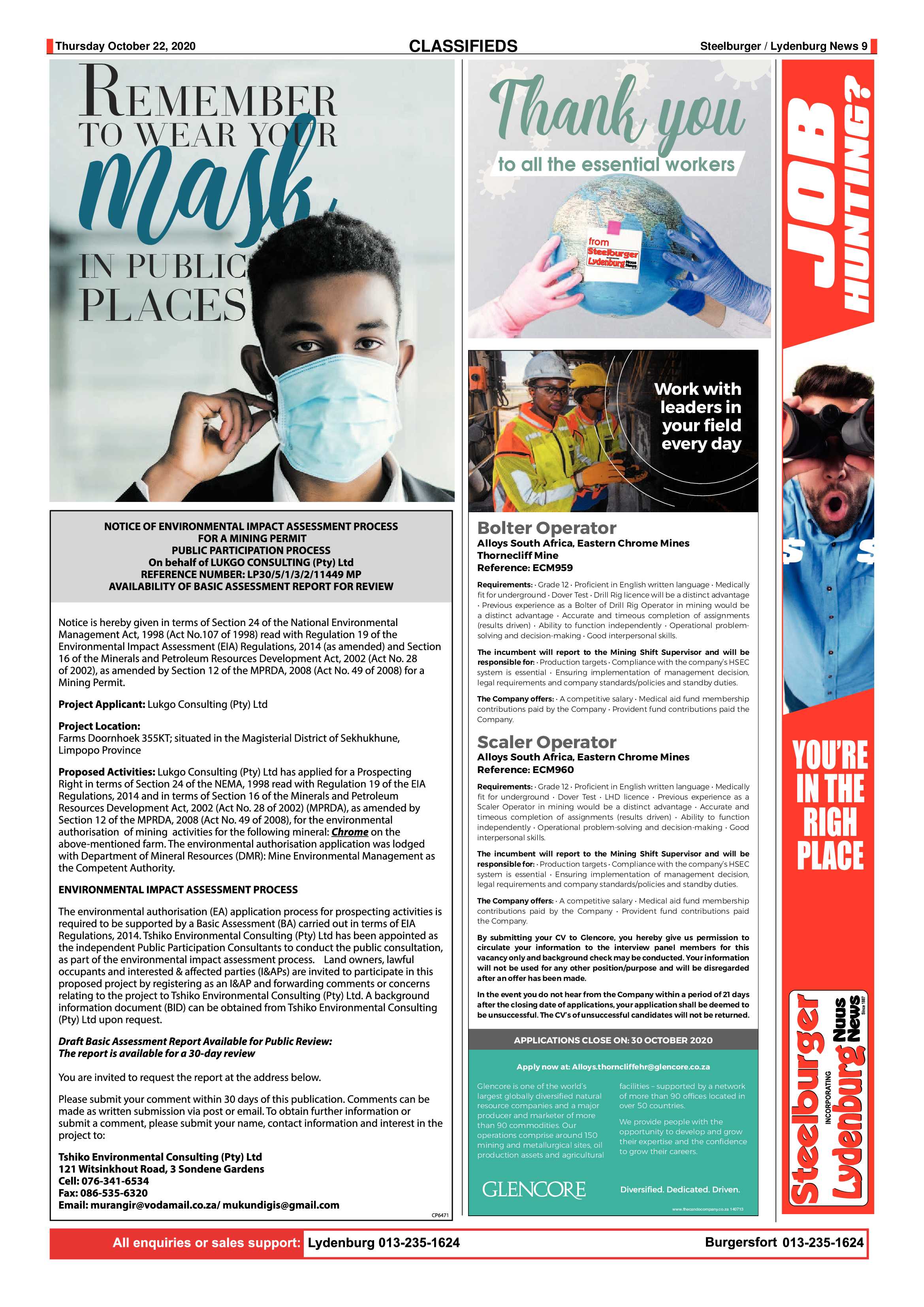 Steelburger news 22 October 2020 page 9
