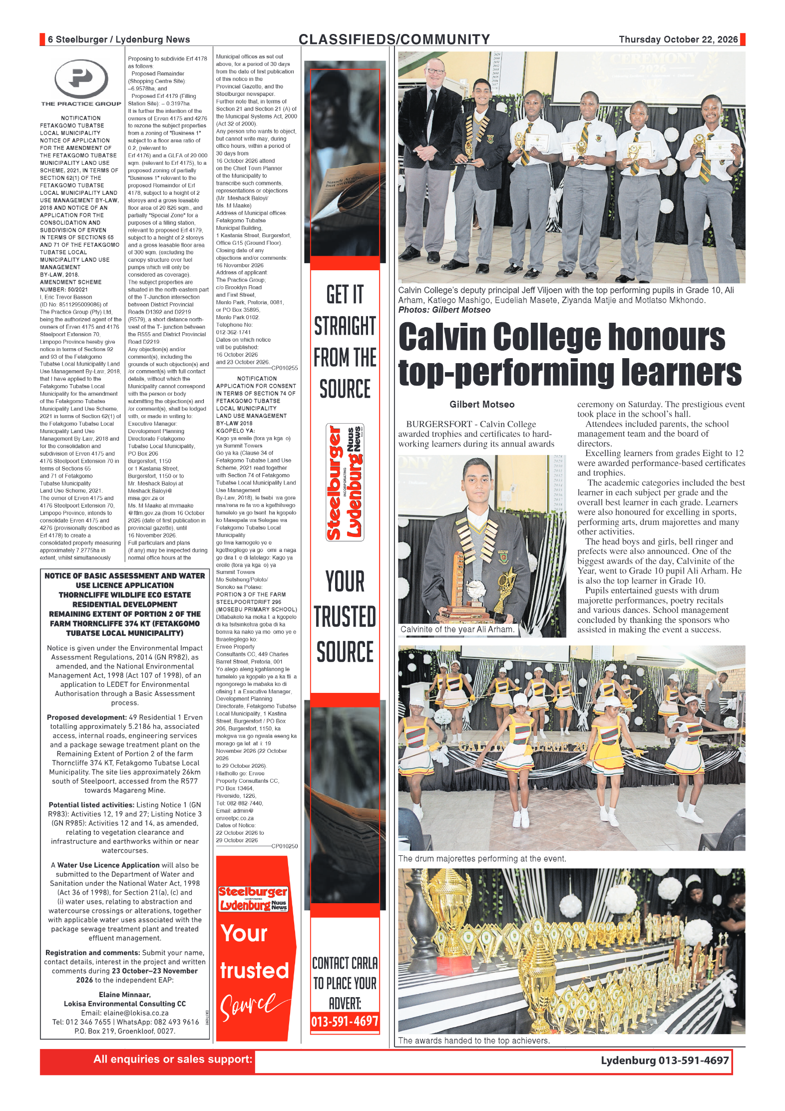 Steelburger News 22 October 2026 page 6