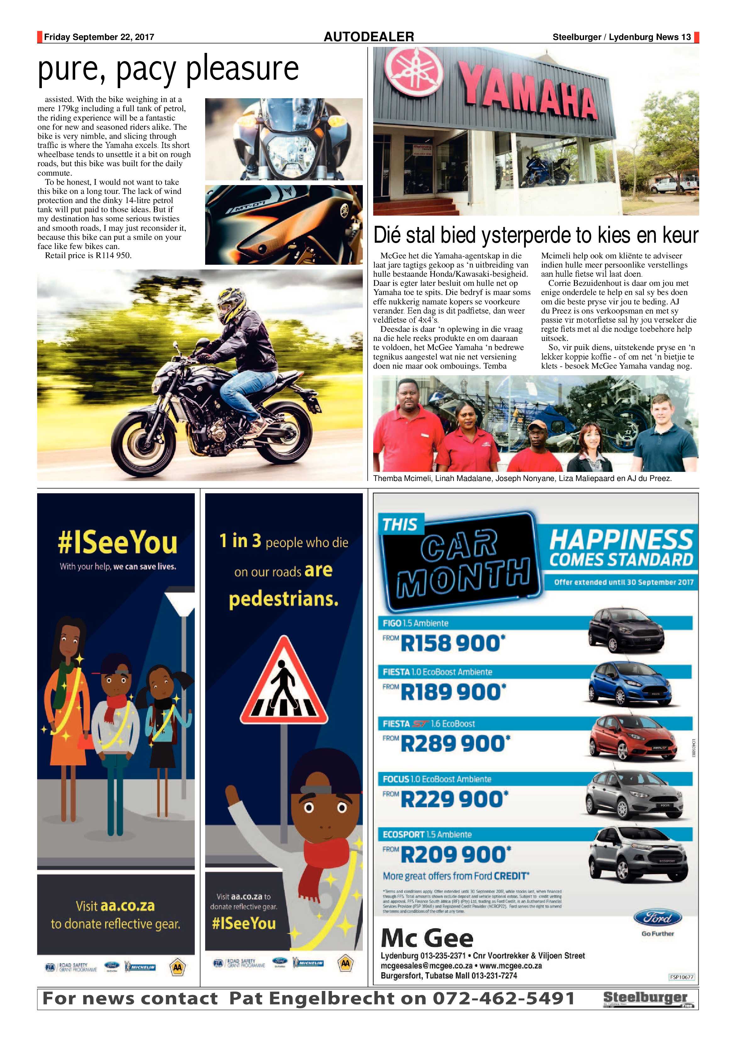 Steelburger News 22 September 2017 page 13