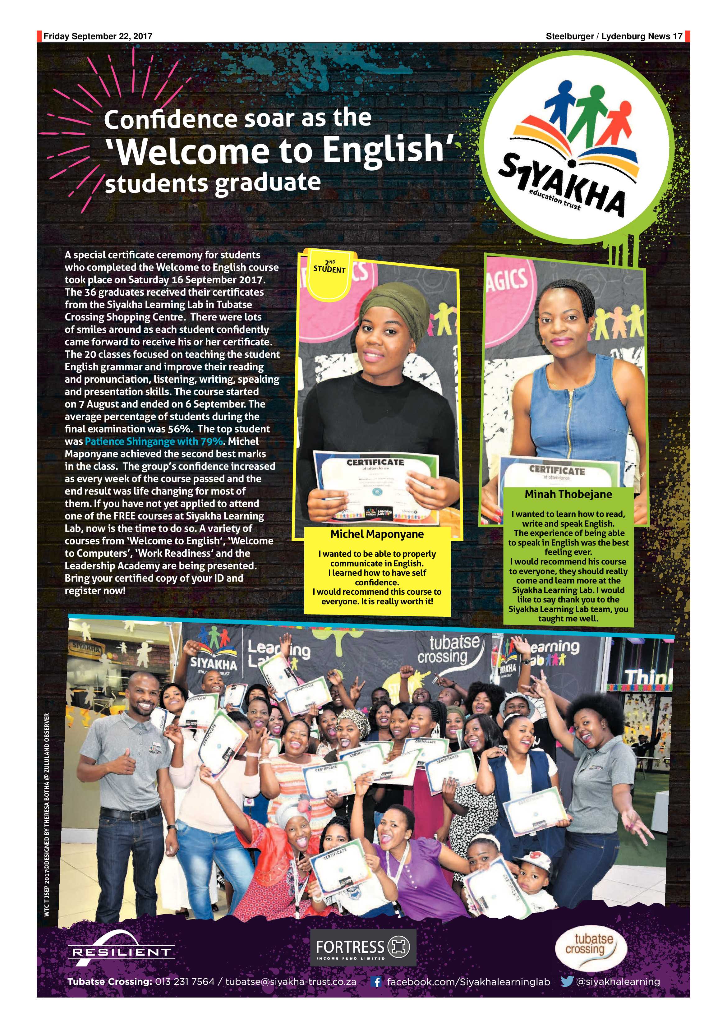 Steelburger News 22 September 2017 page 17