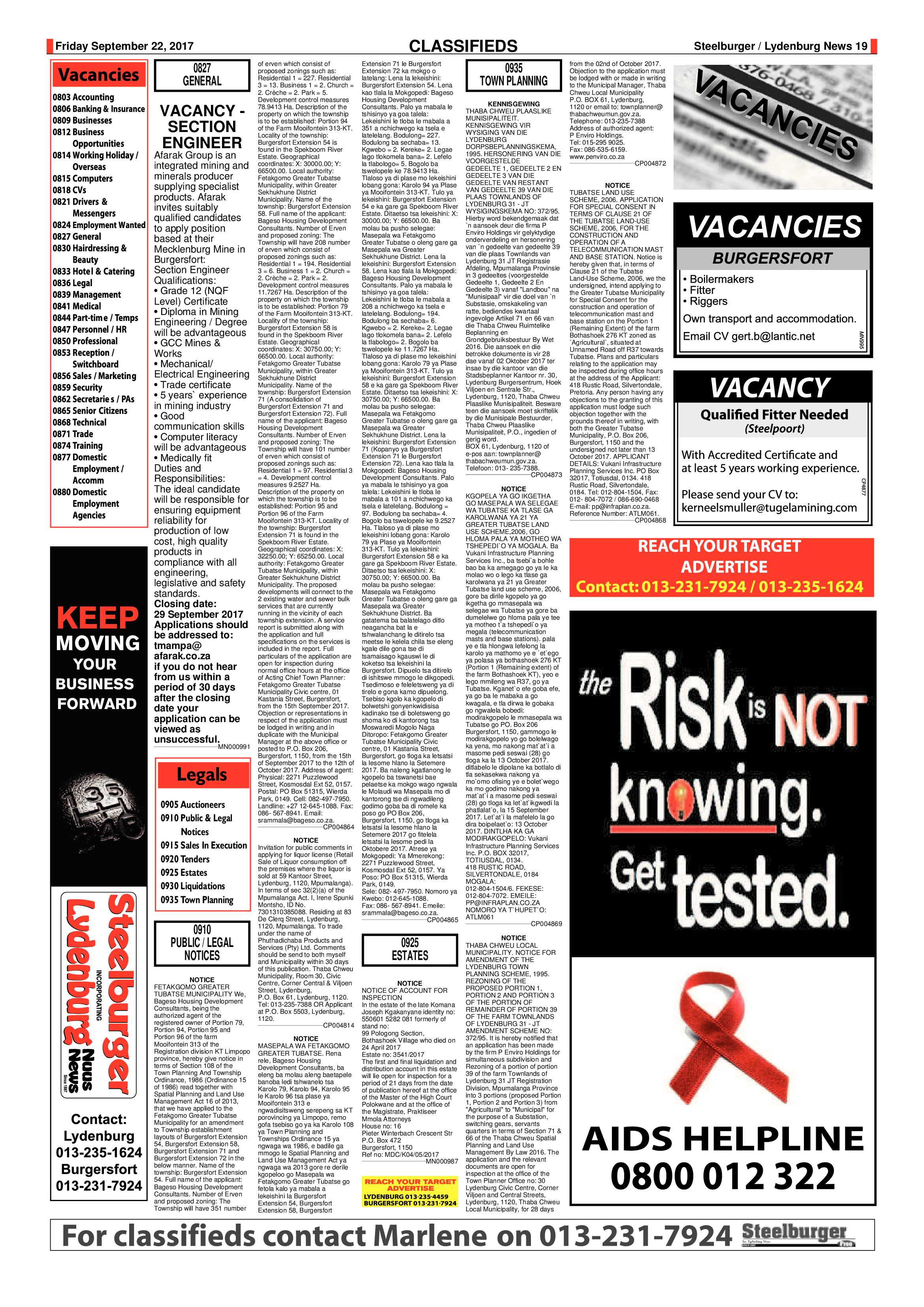 Steelburger News 22 September 2017 page 19