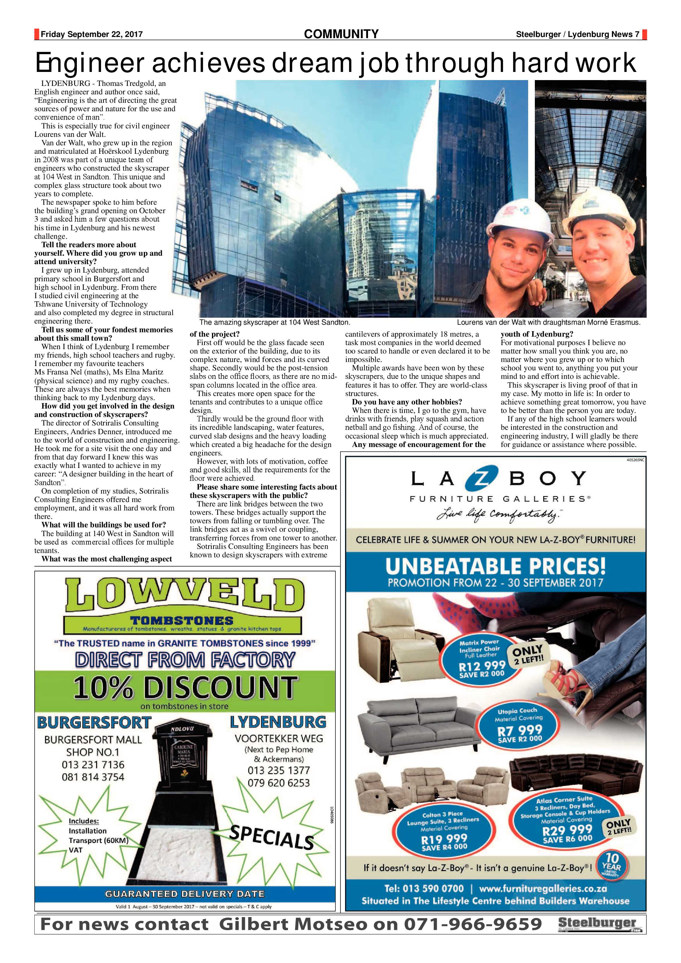 Steelburger News 22 September 2017 page 7